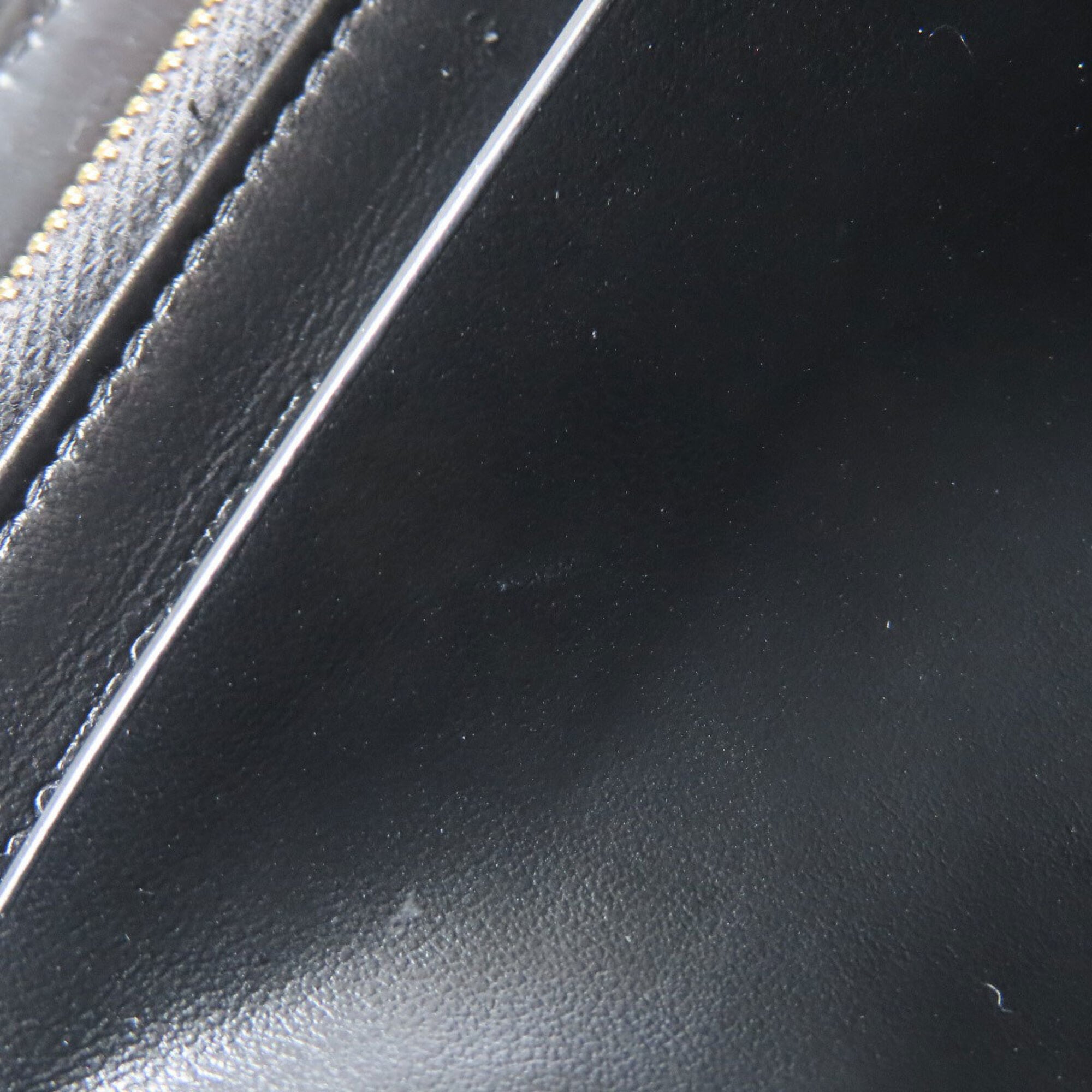 Bottega Veneta Black Leather Long Wallet (Bi-Fold) (Pre-Owned)