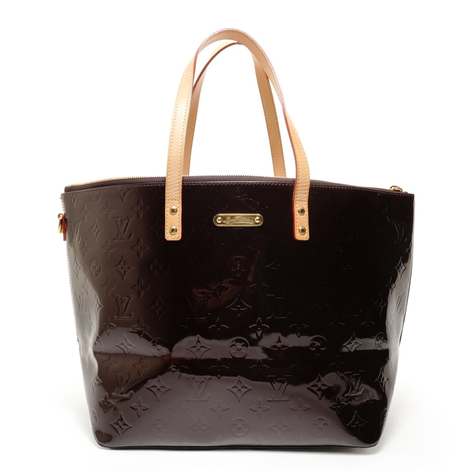 Louis Vuitton Monogram Vernis Red Color Monogram Vernis Tote Bag (Pre-Owned)