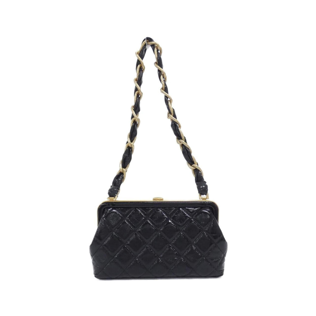 Chanel Black Leather Shoulder Bag (Pre-Owned)