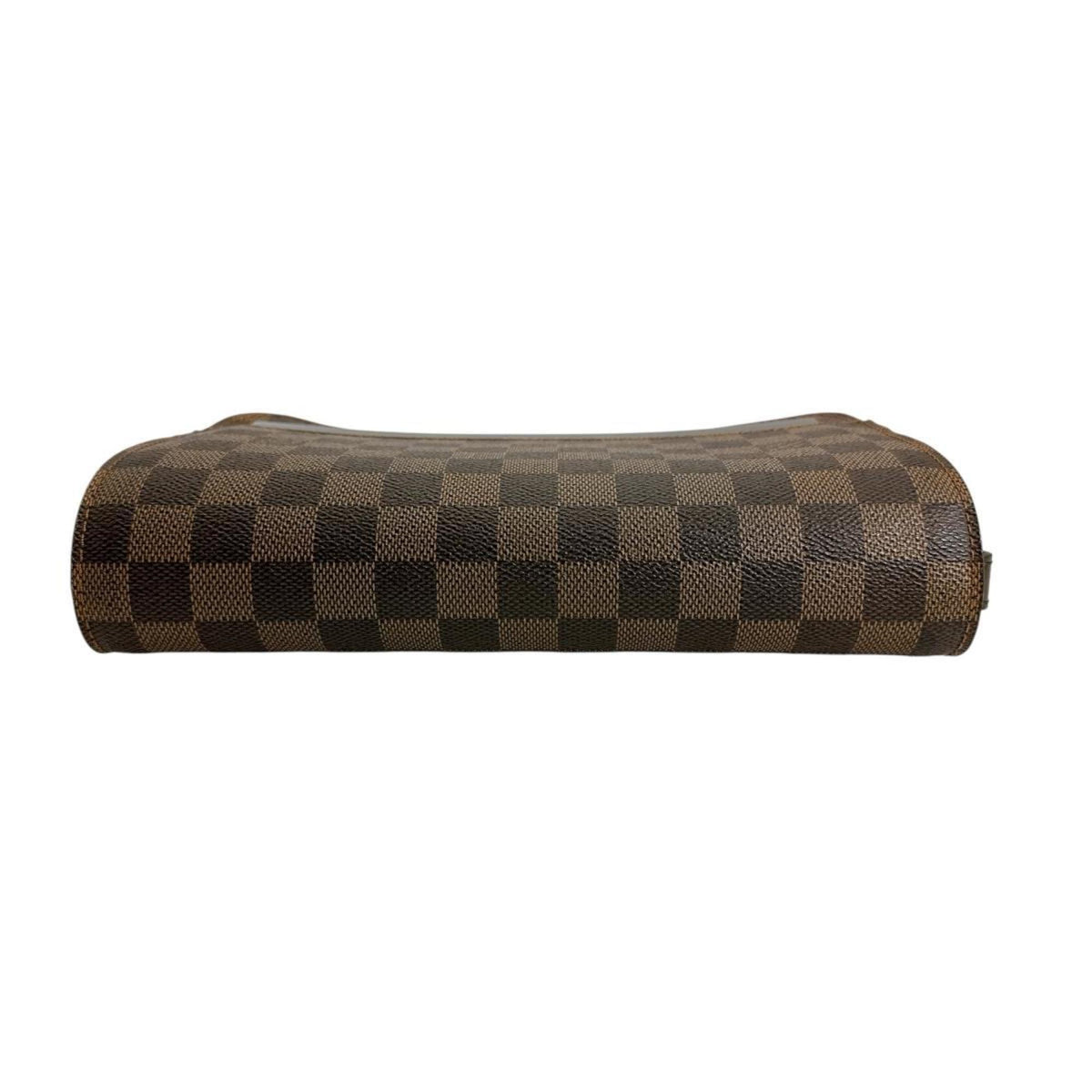 Louis Vuitton Brown Damier Canvas Clutch Bag (Pre-Owned)