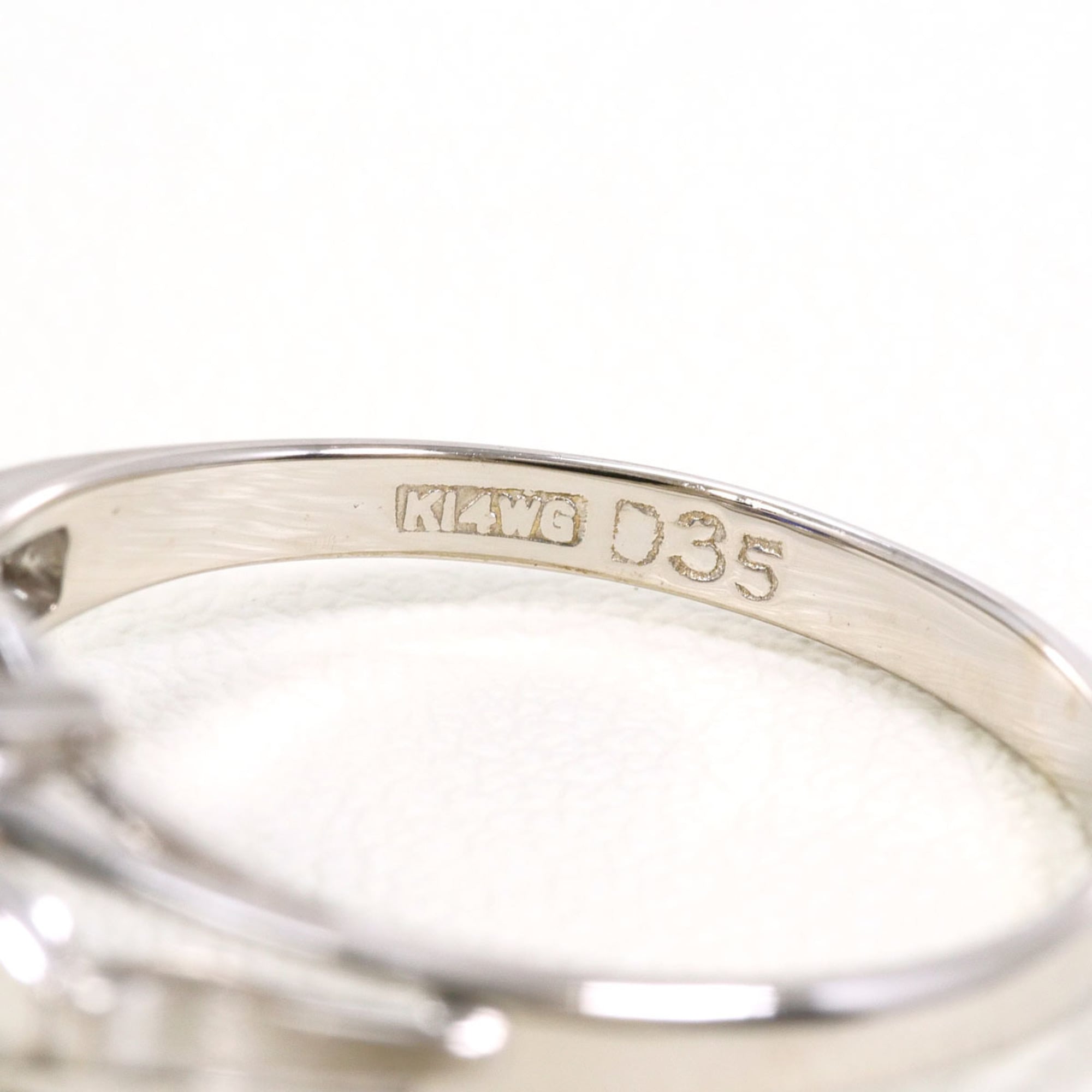 Unbranded White Gold White Gold (14K) Band Ring (Pre-Owned)