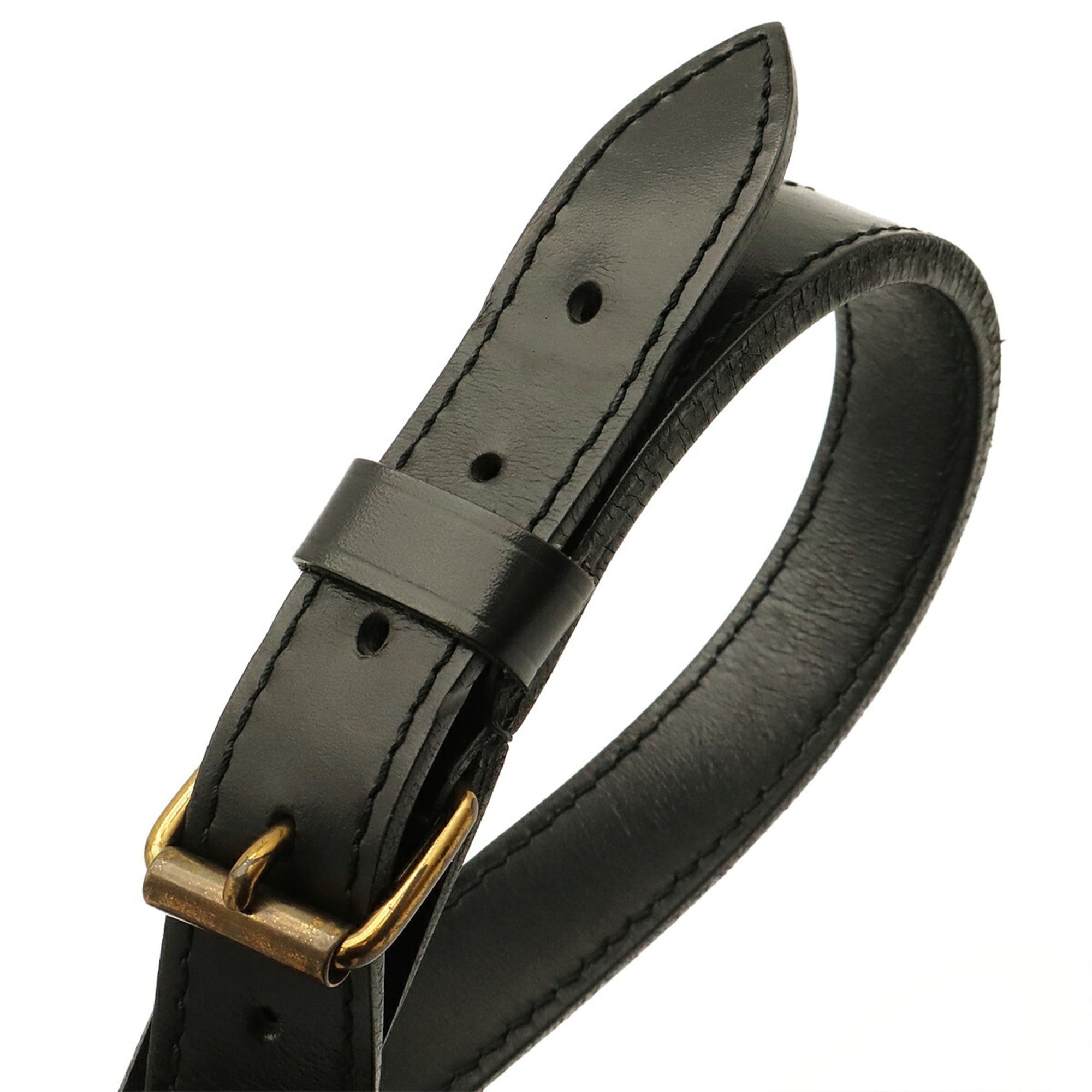 Louis Vuitton Noir Epi Leather Shoulder Bag (Pre-Owned)