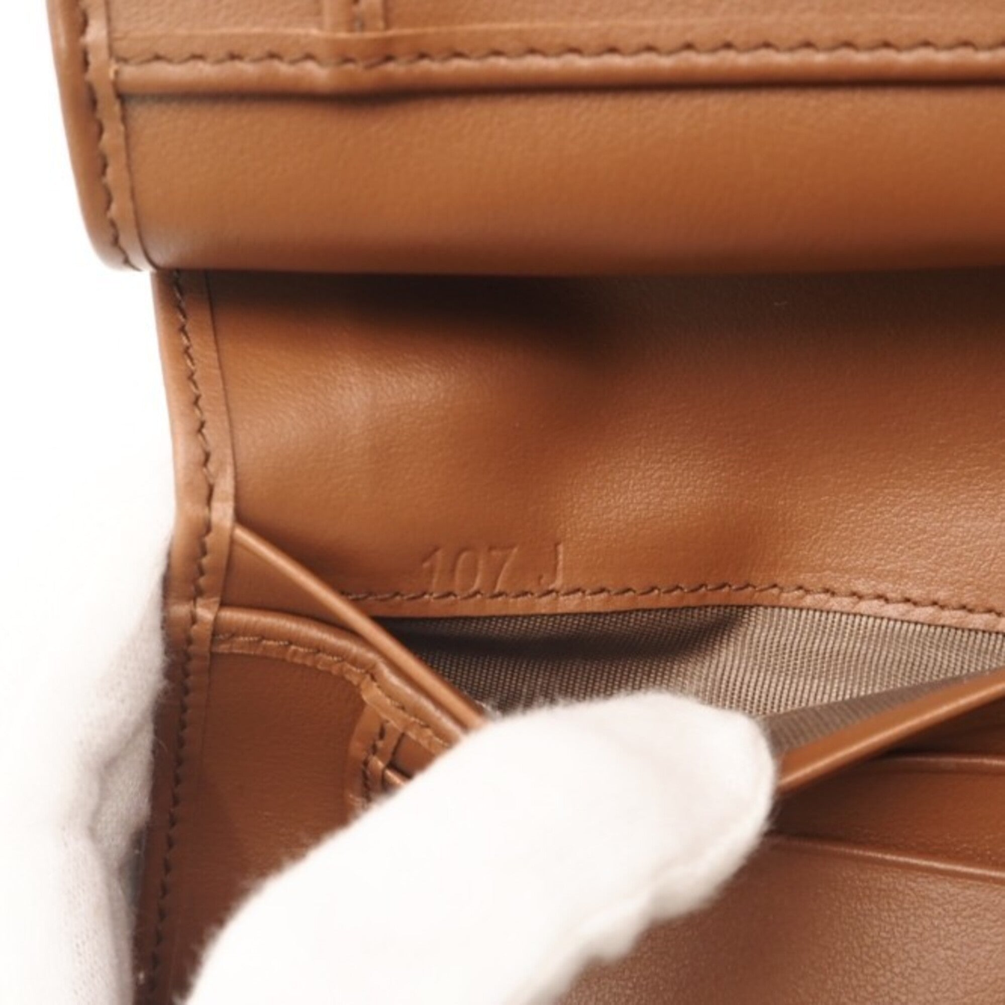 Prada Brown Saffiano Wallet (Bi-Fold) (Pre-Owned)