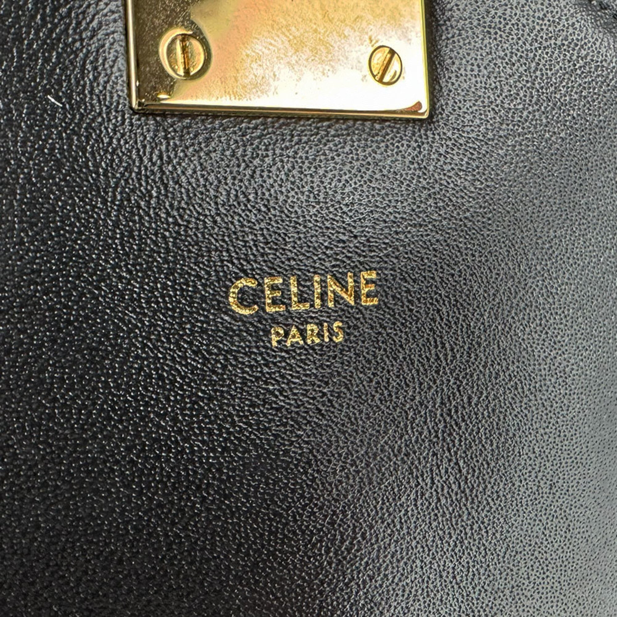 Celine Black Spangles Shoulder Bag (Pre-Owned)