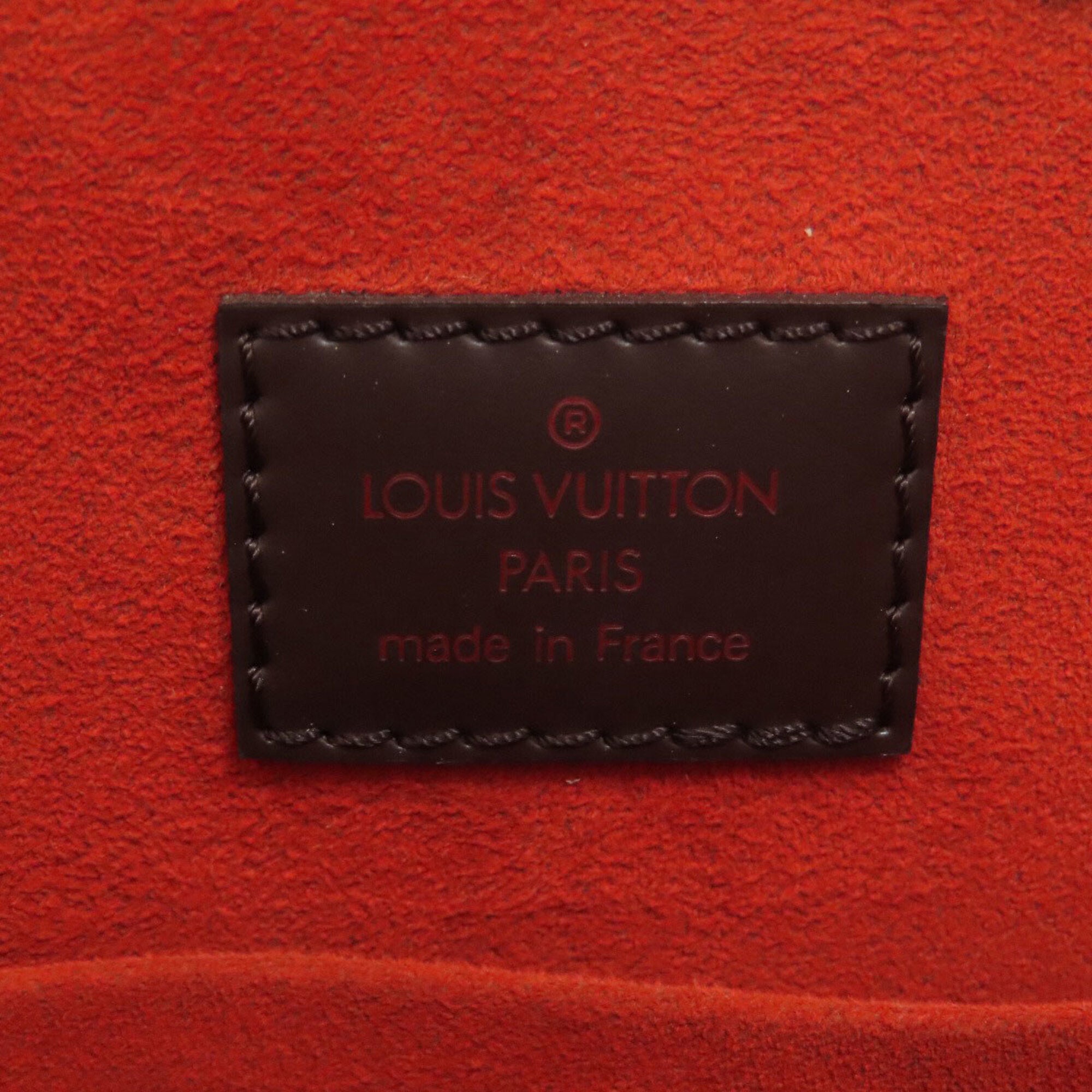 Louis Vuitton Damier Canvas Ebene Damier Canvas Tote Bag (Pre-Owned)