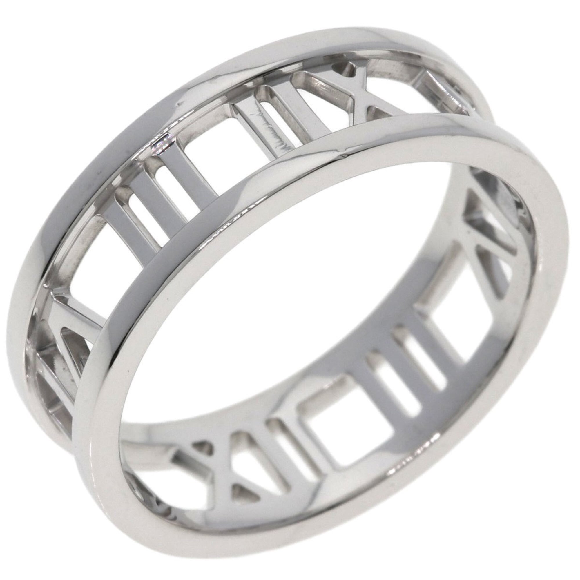 Tiffany White Gold (18K) Band Ring (Pre-Owned)