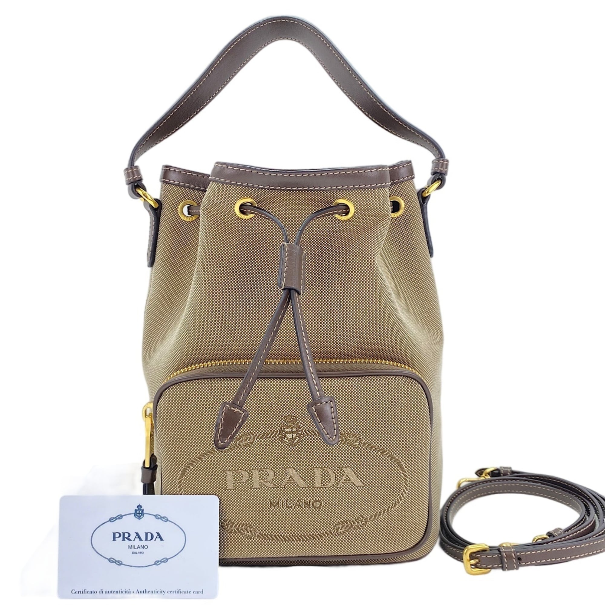 Prada Beige Handbag (Pre-Owned)