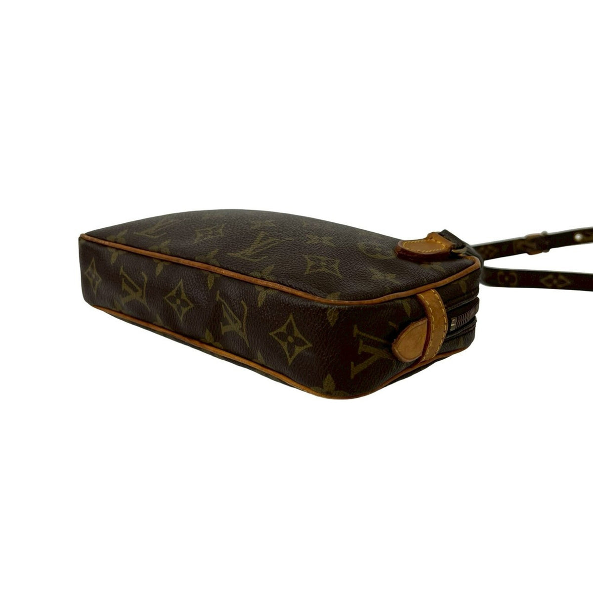 Louis Vuitton Brown Leather Pvc Shoulder Bag (Pre-Owned)