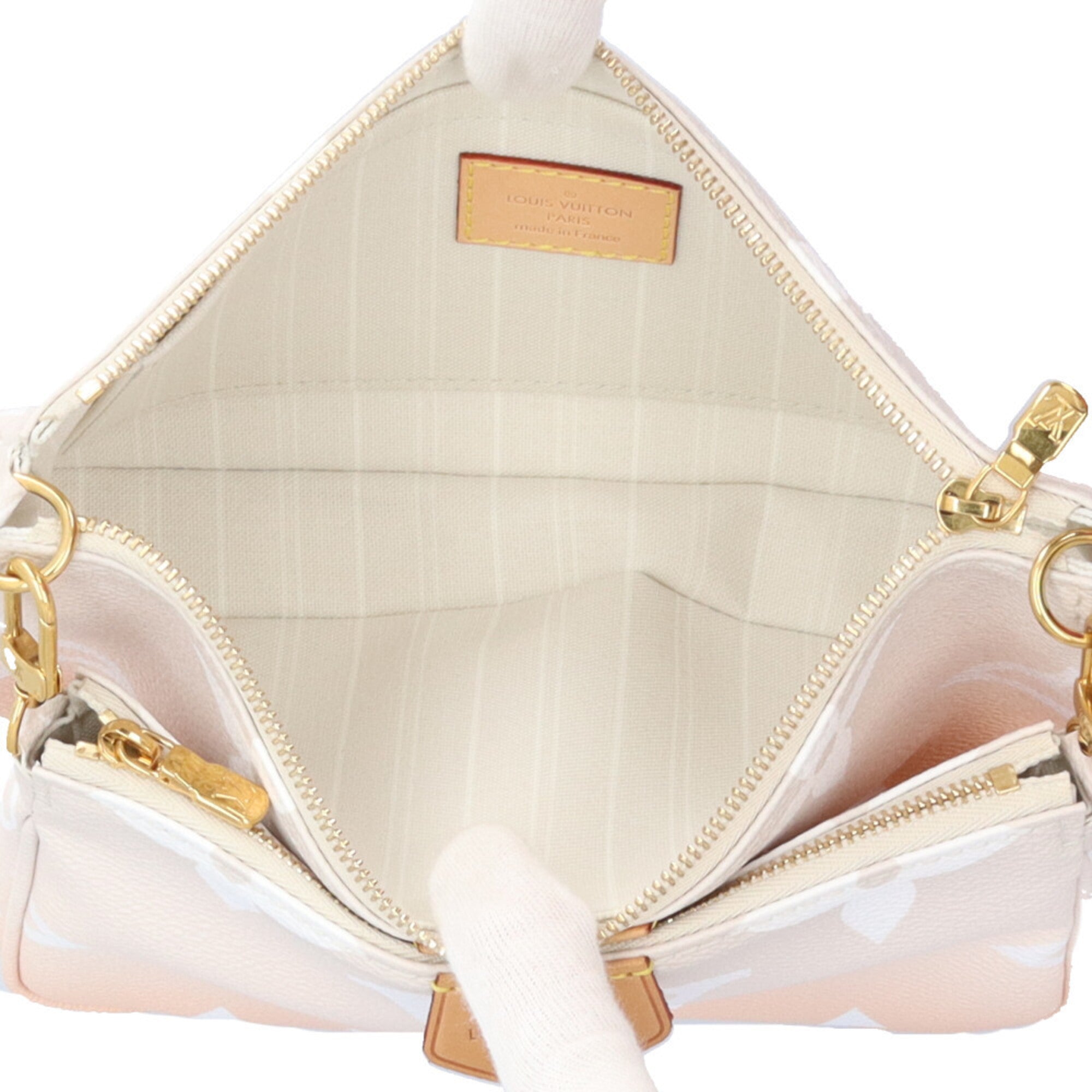 Louis Vuitton Monogram Or Pink Monogram Pochette Pouch Shoulder Bag (Pre-Owned)