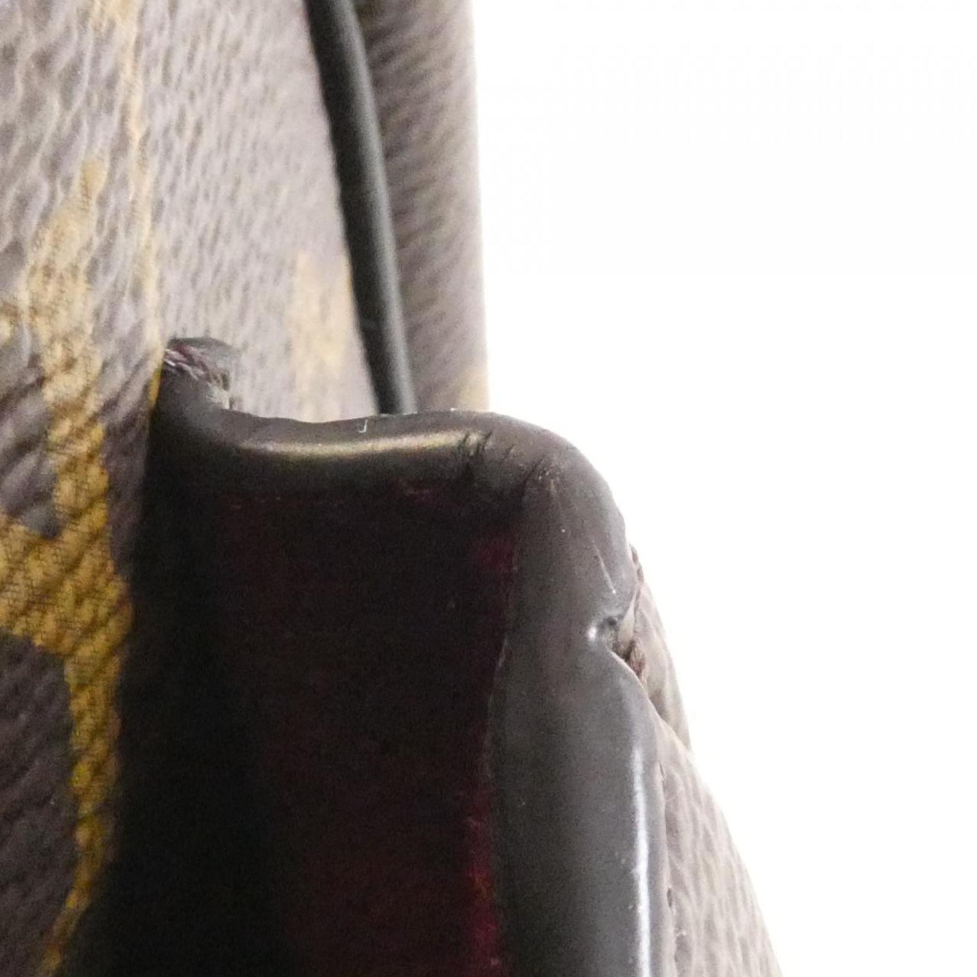 Louis Vuitton Brown Coated Canvas Shoulder Bag (Pre-Owned)