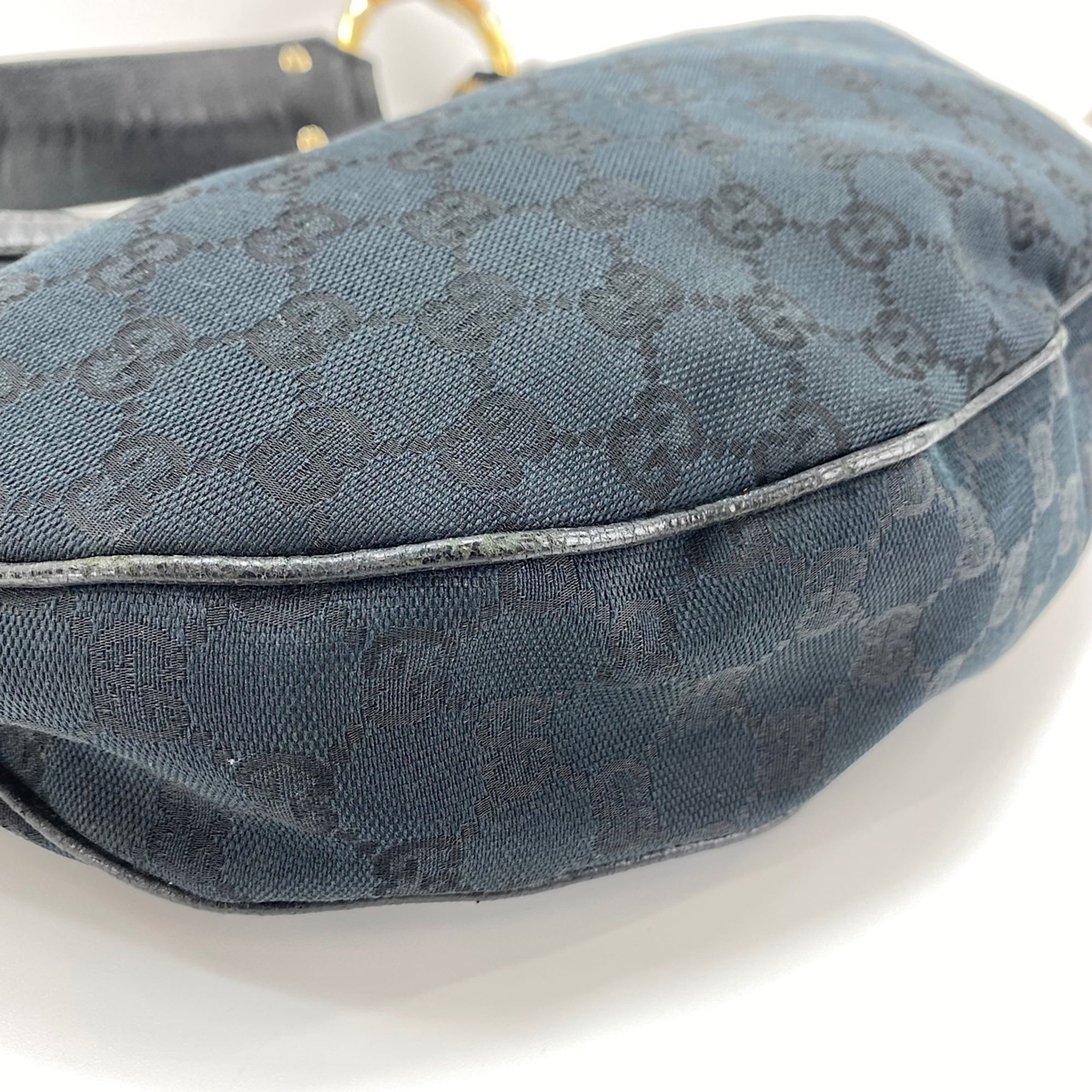 Gucci Black Bamboo Shoulder Bag (Pre-Owned)