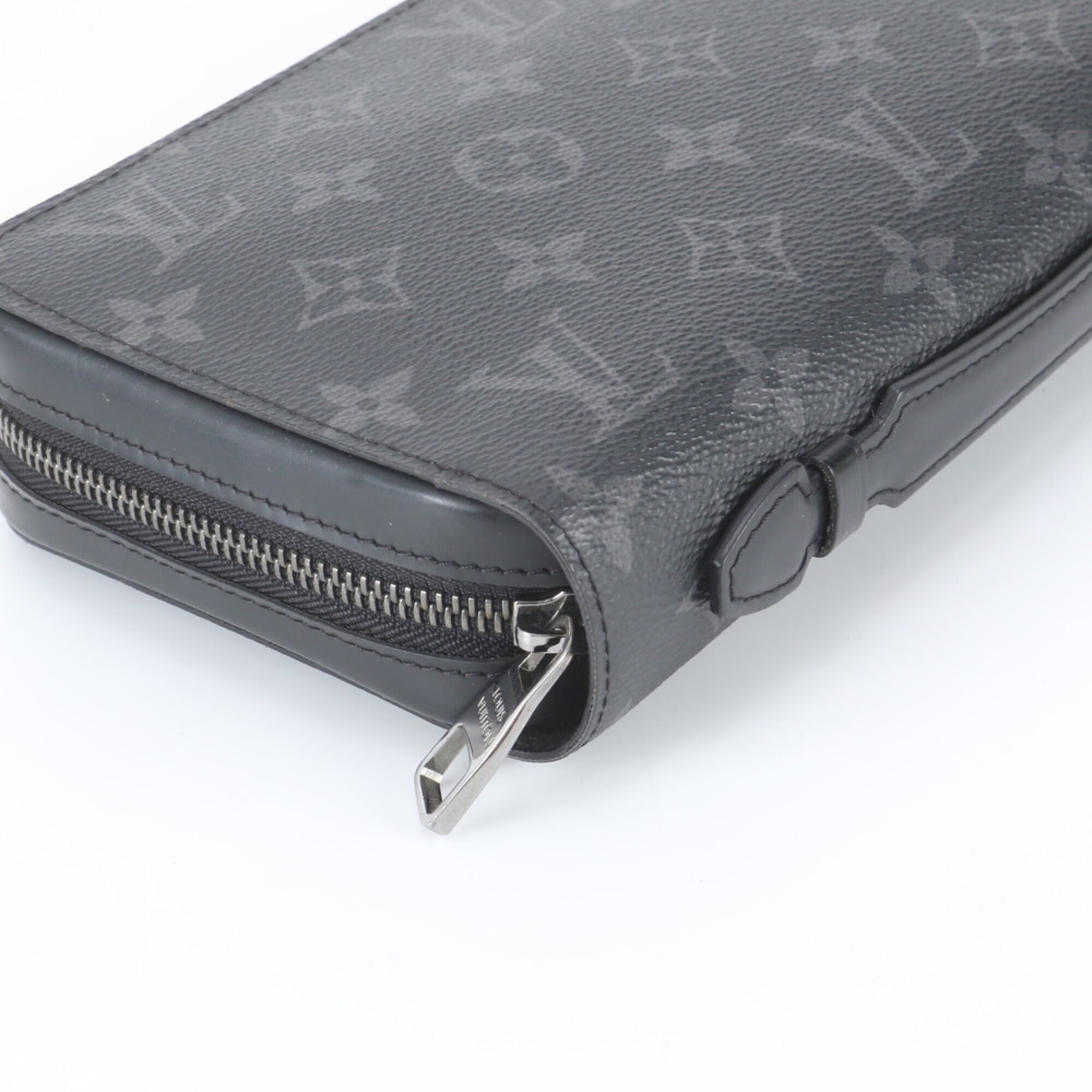 Louis Vuitton Monogram Eclipse Leather Coated Canvas Long Wallet (Bi-Fold) (Pre-Owned)