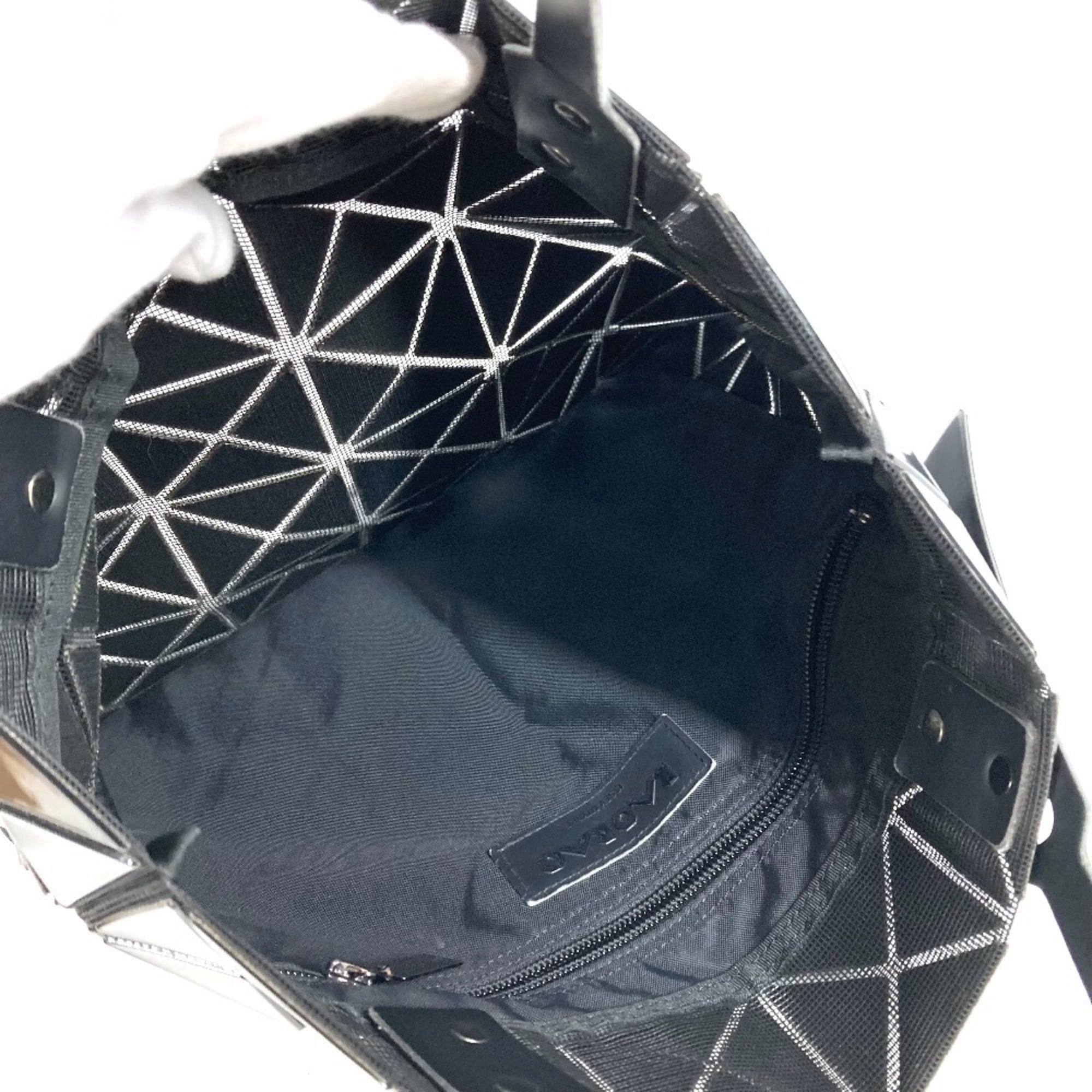 Issey Miyake Black Pvc Shoulder Bag Tote Bag (Pre-Owned)