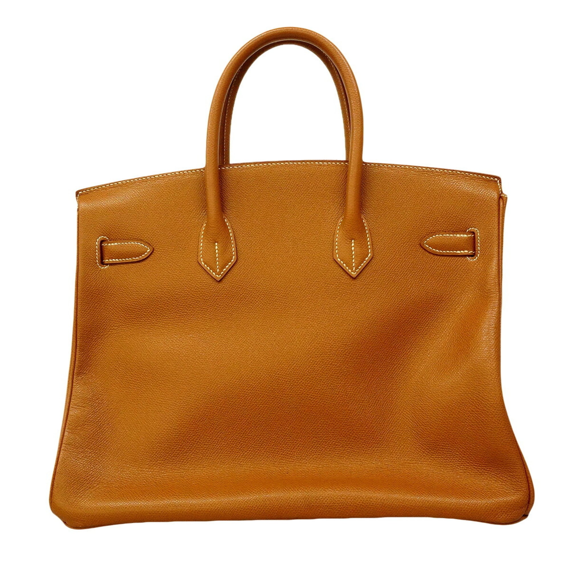 Hermes Gold Courchevel Leather Handbag (Pre-Owned)