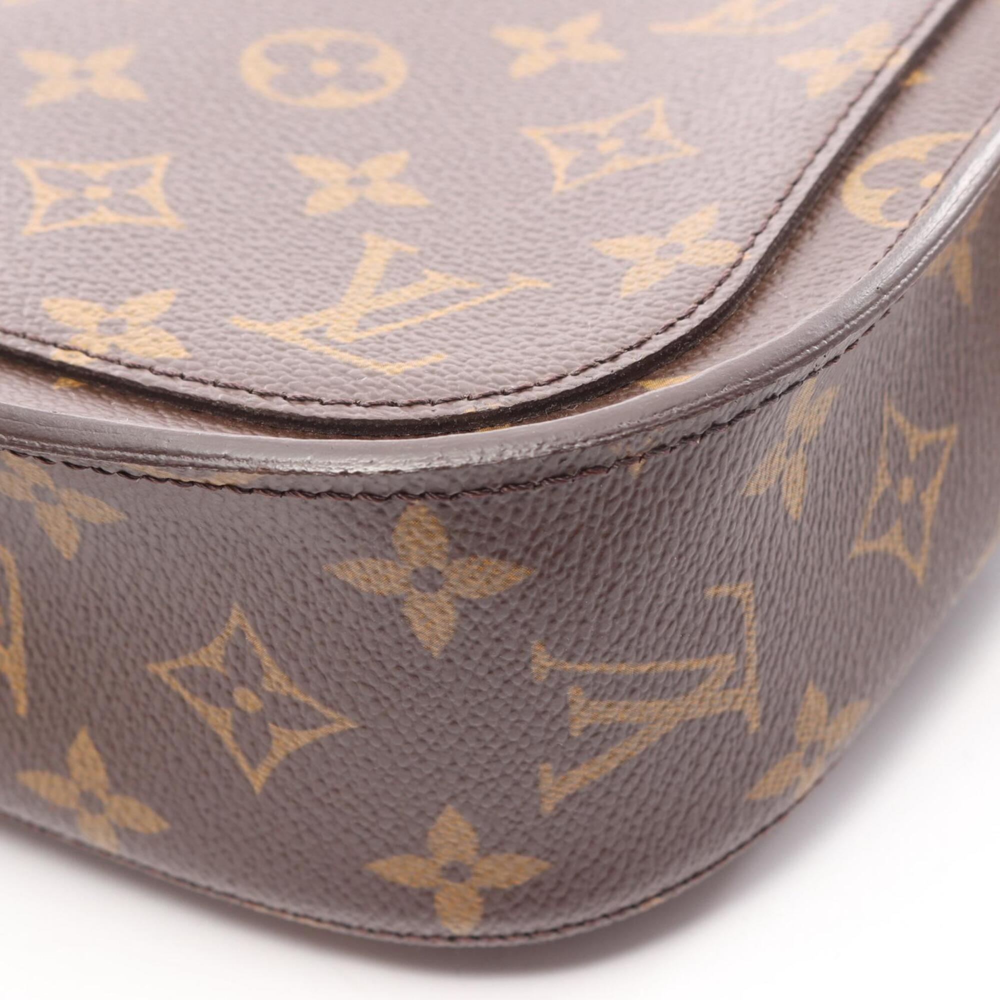 Louis Vuitton Brown Monogram Leather Coated Canvas Handbag Shoulder Bag (Pre-Owned)