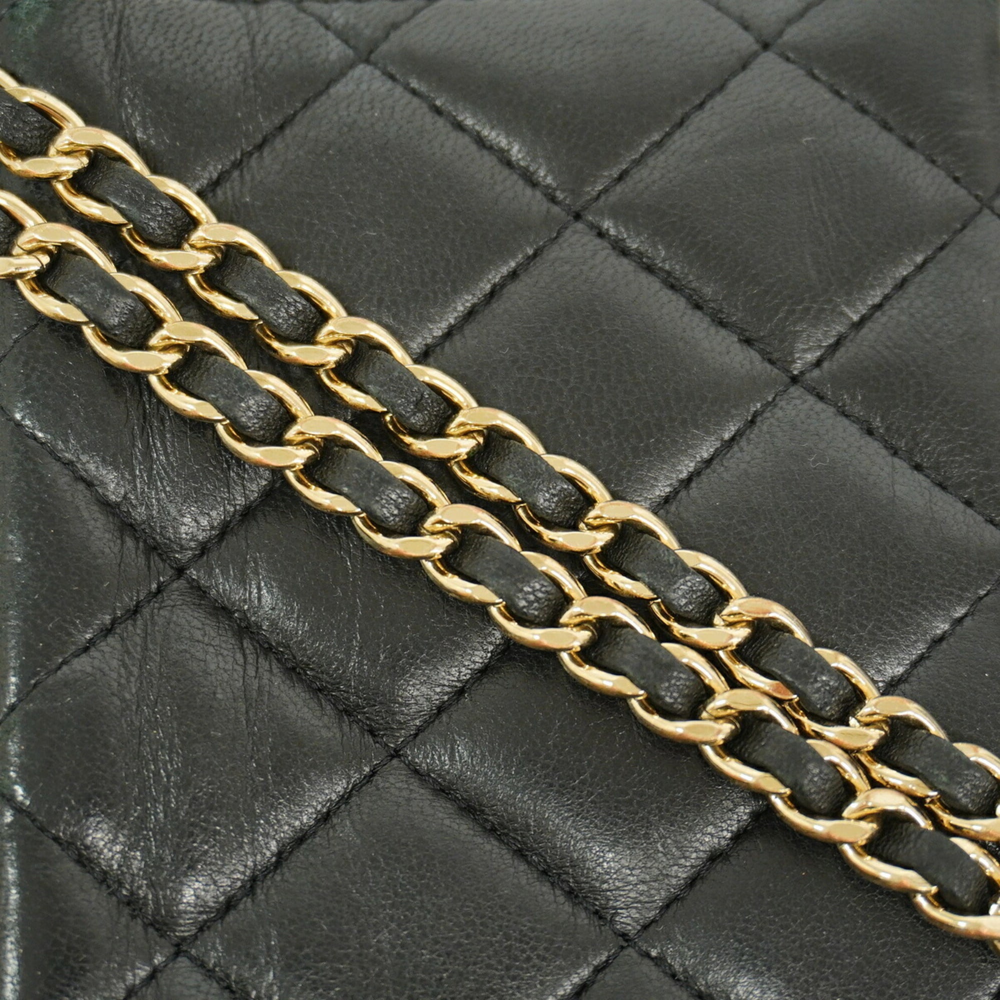 Chanel Black Leather Vanity Bag (Pre-Owned)