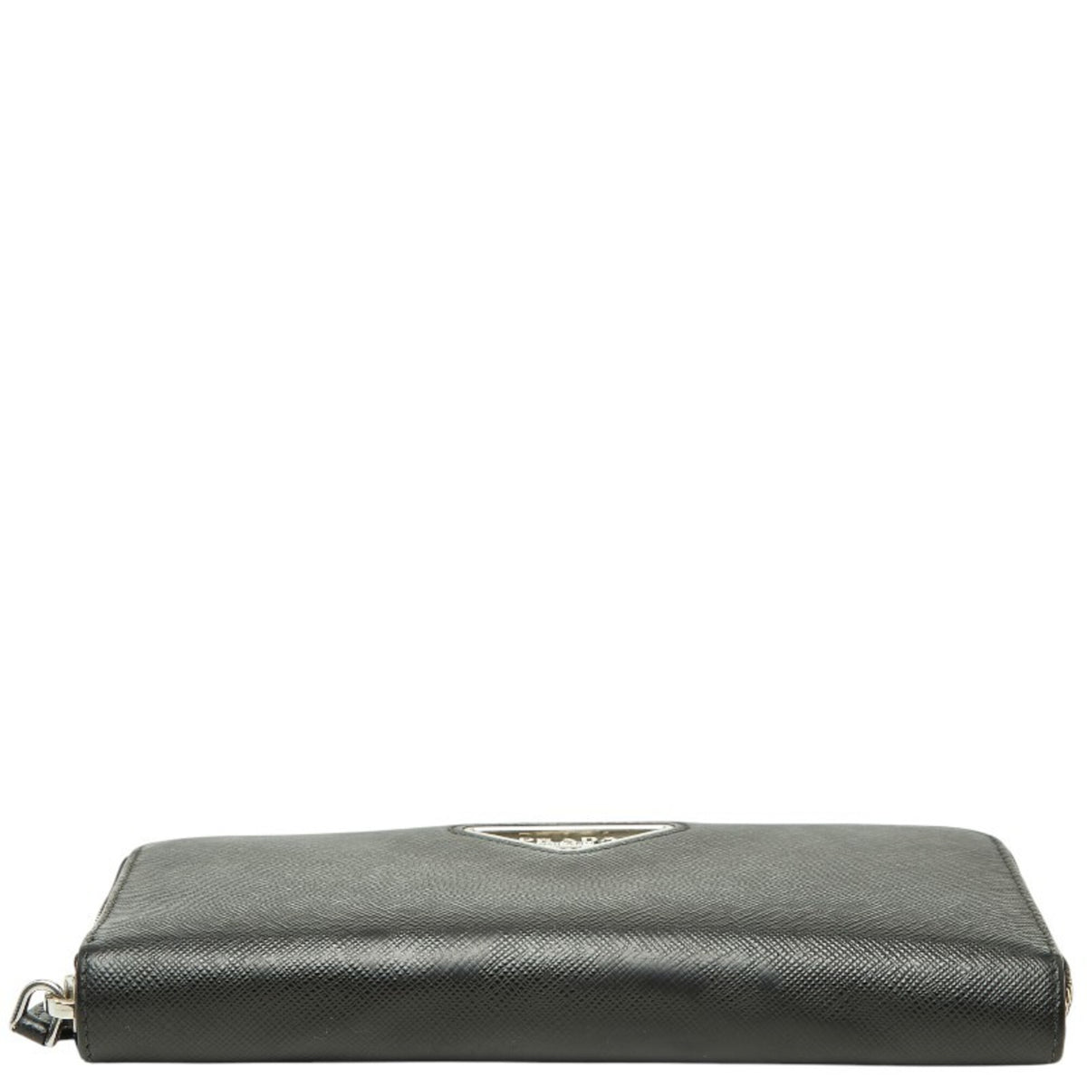 Prada Black Leather Long Wallet (Bi-Fold) (Pre-Owned)