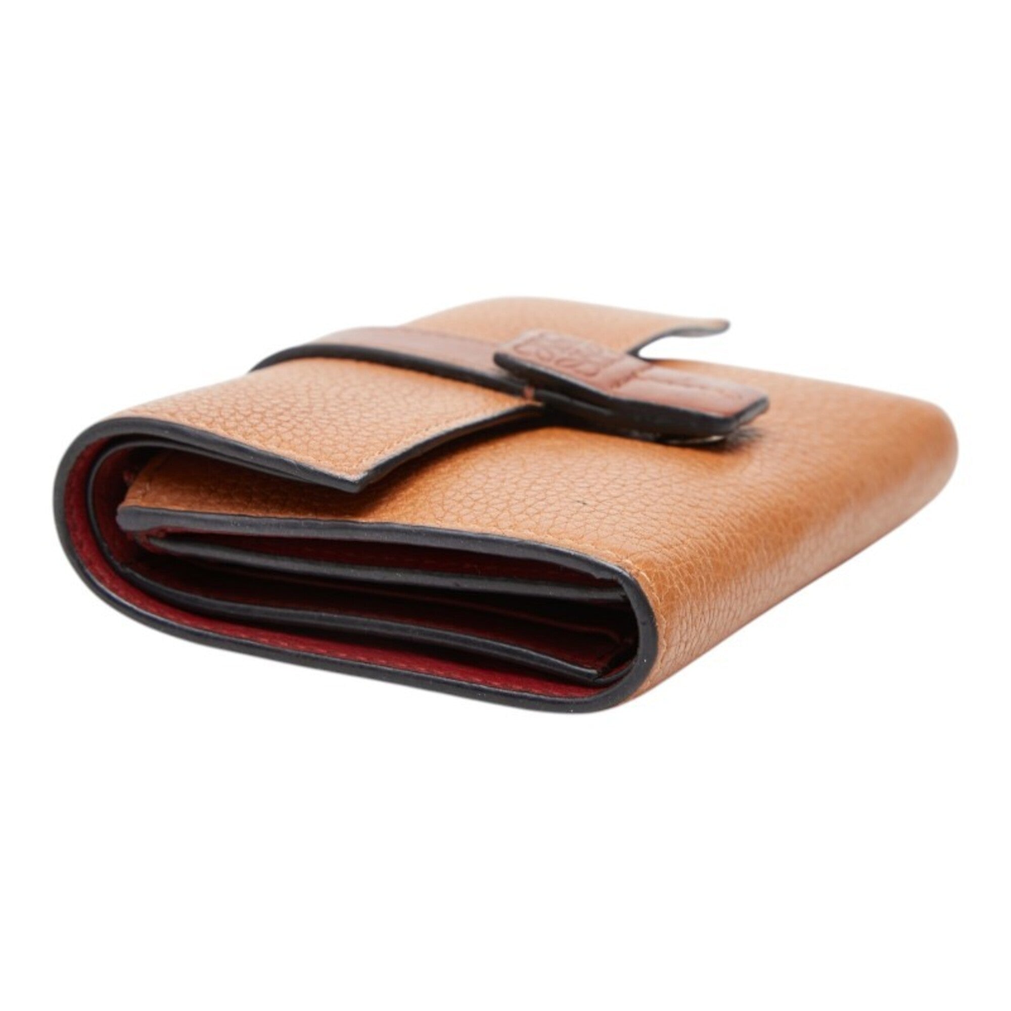 Loewe Brown Leather Wallet (Tri-Fold) (Pre-Owned)