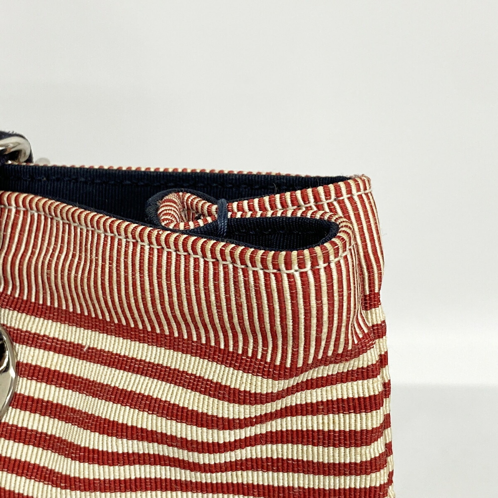Chanel Navy Canvas Tote Bag (Pre-Owned)
