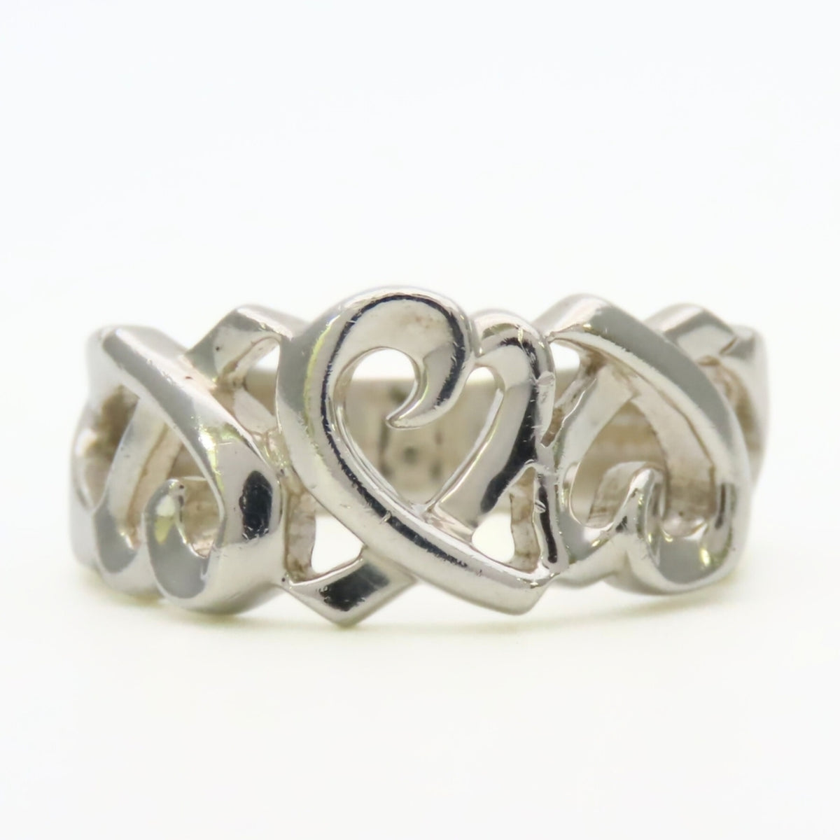 Tiffany Silver Silver 925 Band Ring (Pre-Owned)