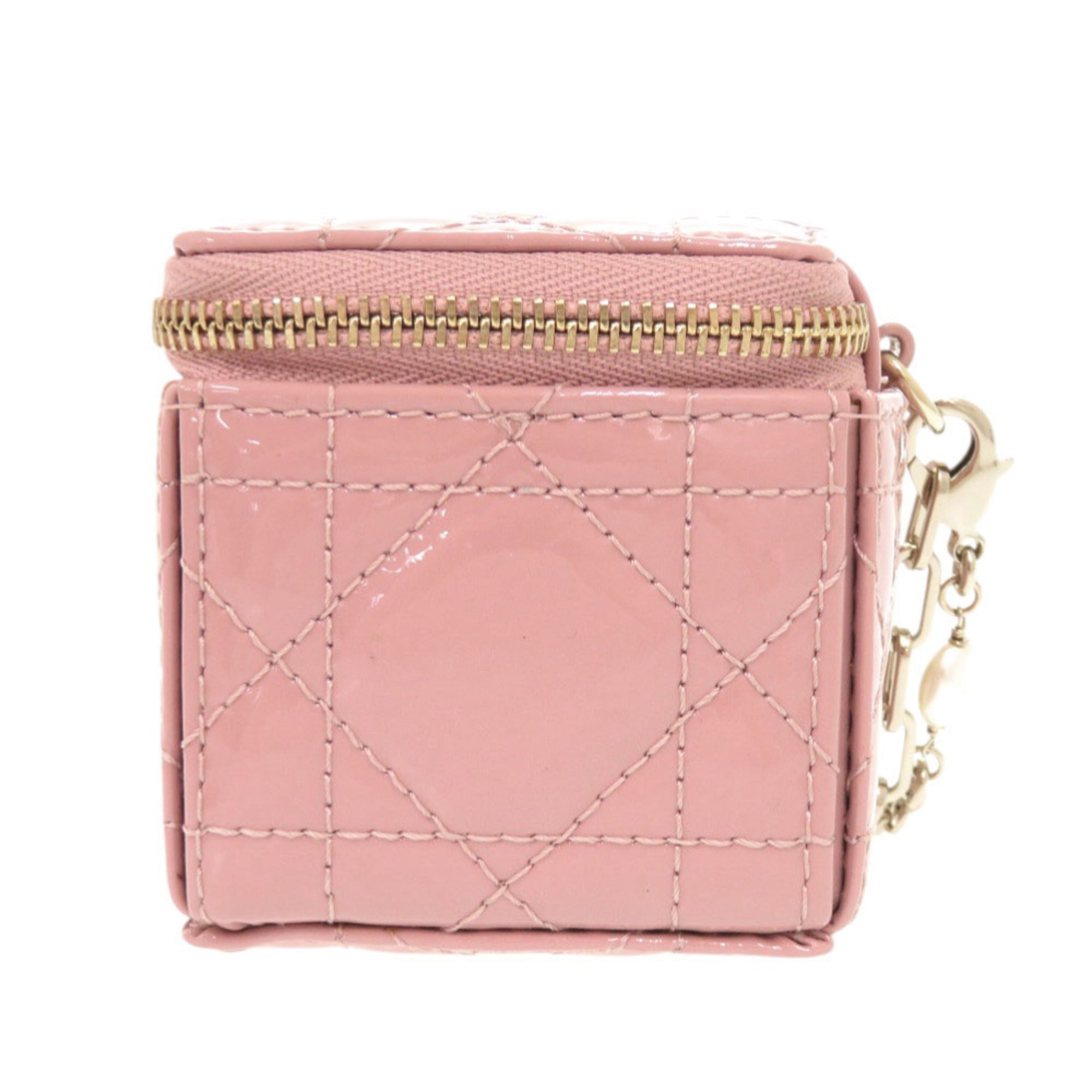 Christian Dior Pink Patent Leather Pouch (Pre-Owned)