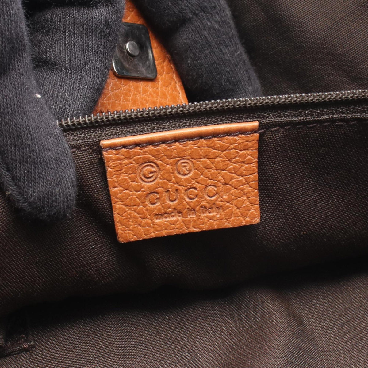 Gucci Brown Leather Handbag (Pre-Owned)