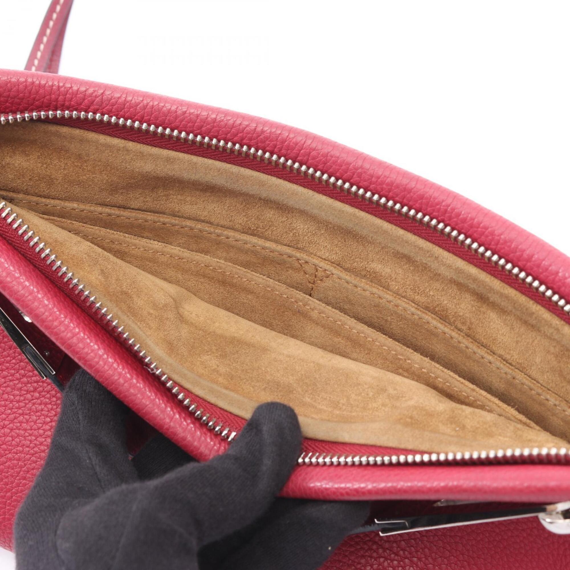 Loewe Bordeaux Leather Handbag (Pre-Owned)
