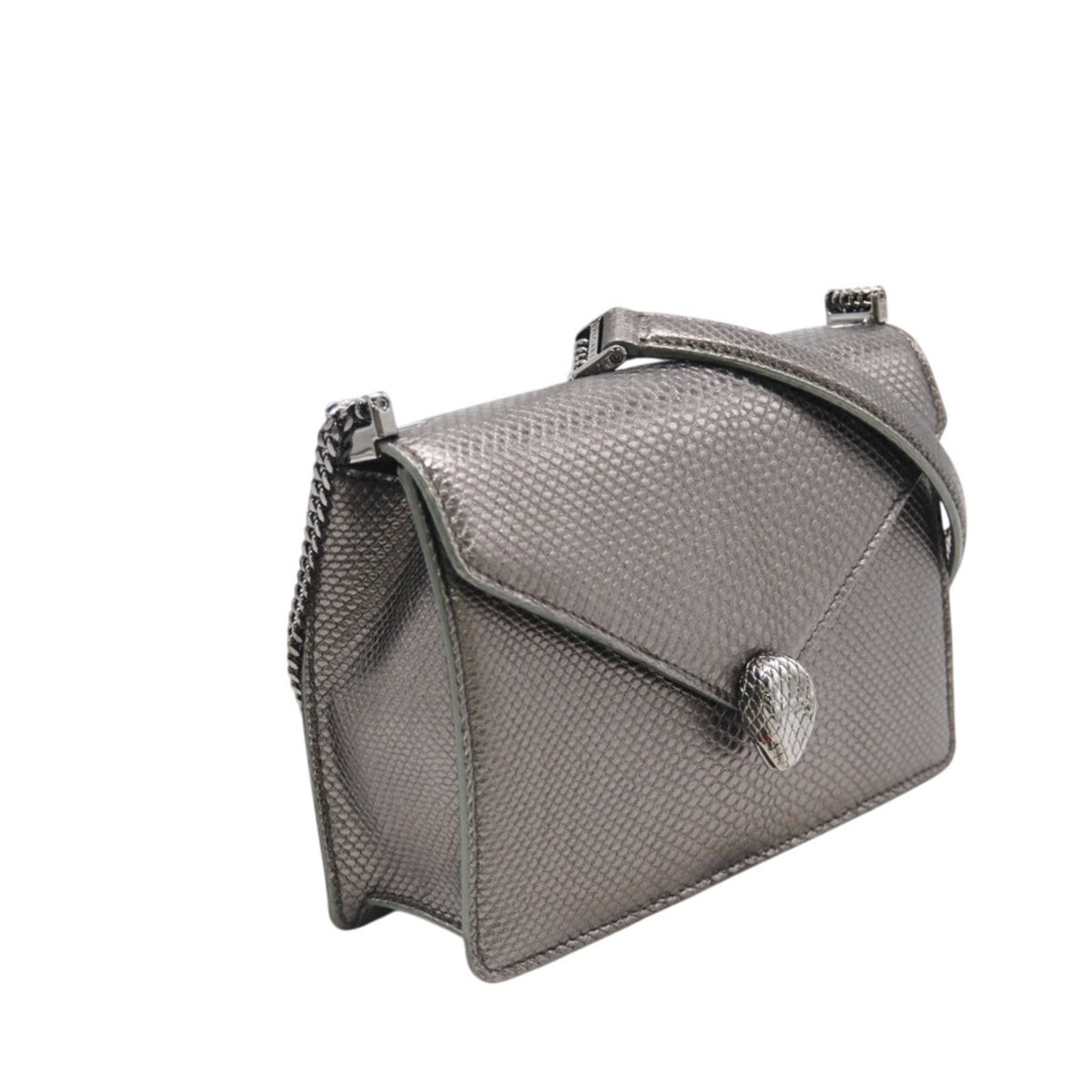 Bvlgari Silver Leather Shoulder Bag (Pre-Owned)