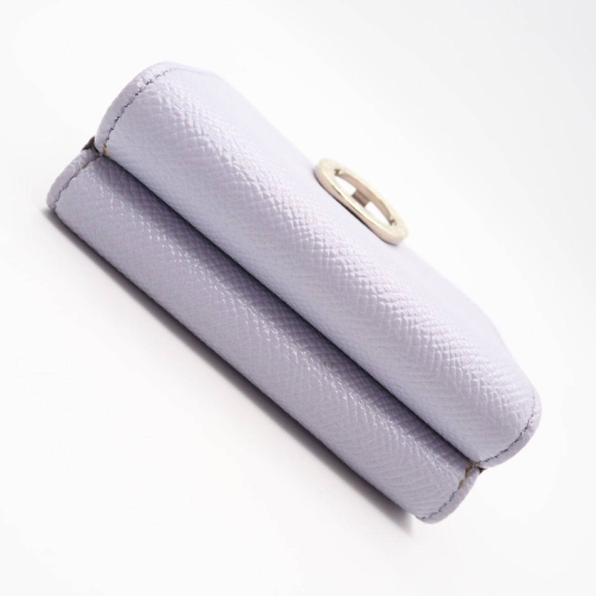 Bvlgari Purple Leather Wallet (Tri-Fold) (Pre-Owned)