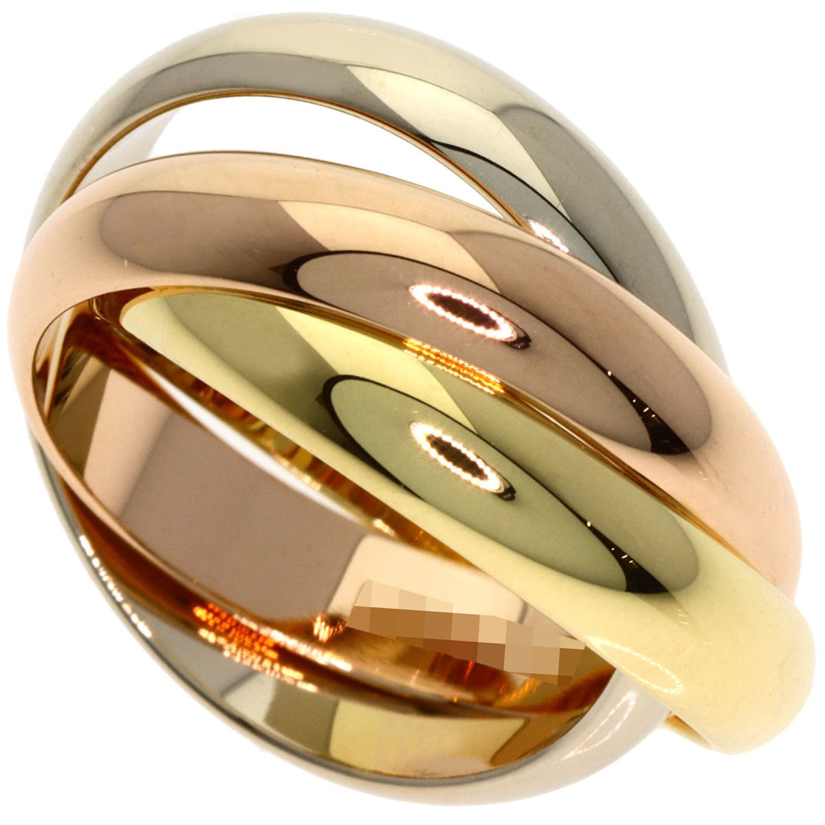 Cartier Trinity Yellow Gold (18K) Pink Gold (18K) White Gold (18K) Band Ring (Pre-Owned)