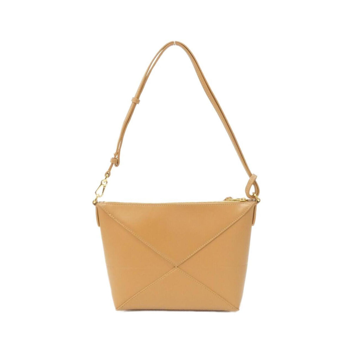Loewe Beige Leather Handbag Pouch Shoulder Bag (Pre-Owned)