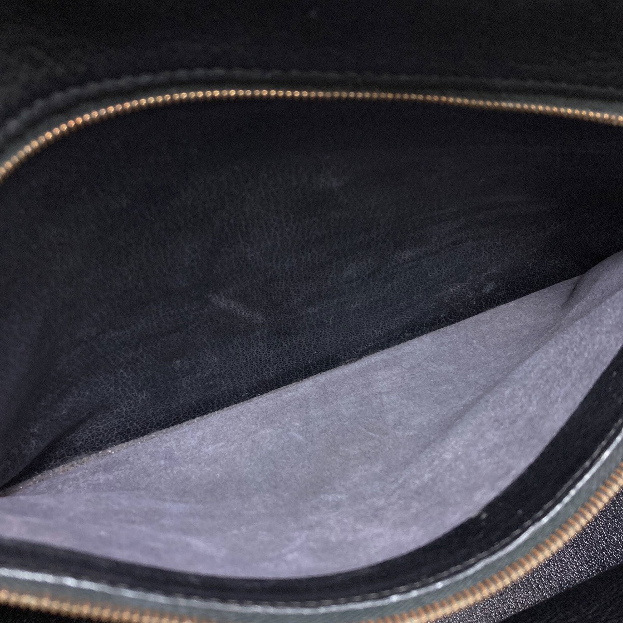 Hermes Kelly Black Taurillon Clemence Leather Handbag (Pre-Owned)
