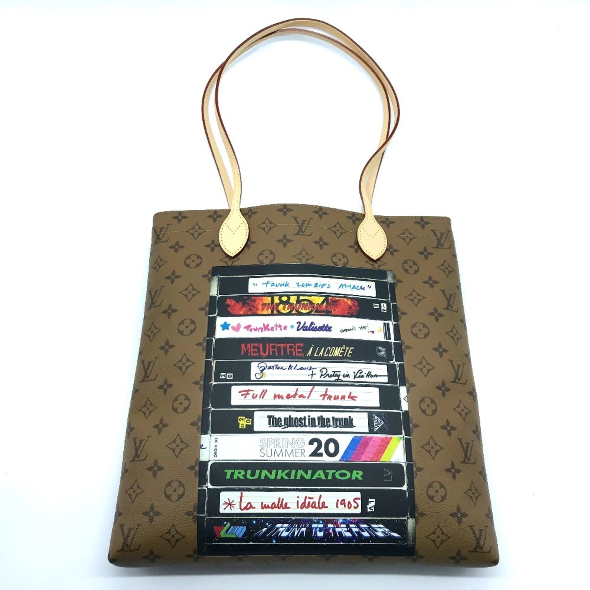 Louis Vuitton Brown Monogram Reverse Shoulder Bag Tote Bag (Pre-Owned)