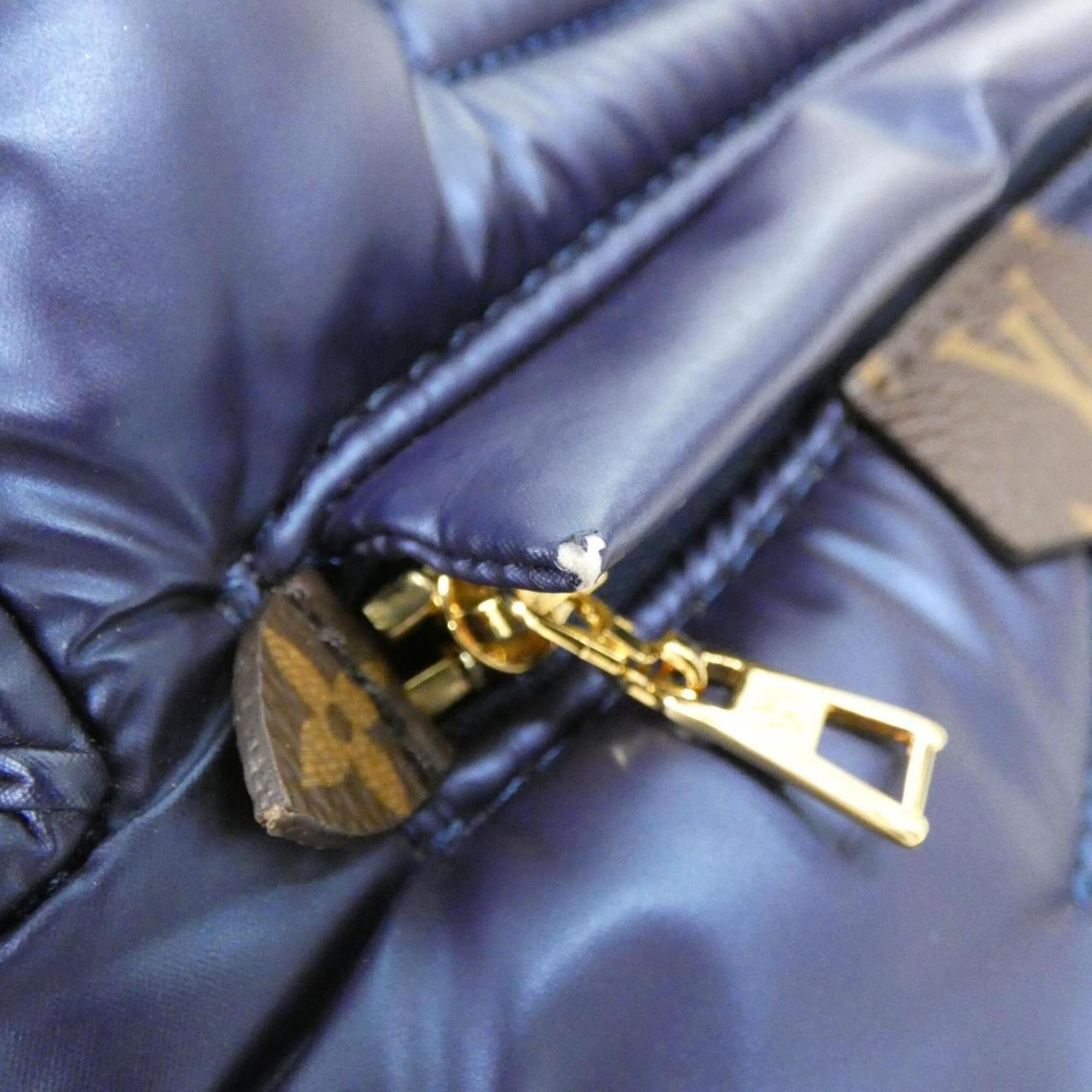 Louis Vuitton Monogram Navy Nylon Backpack (Pre-Owned)