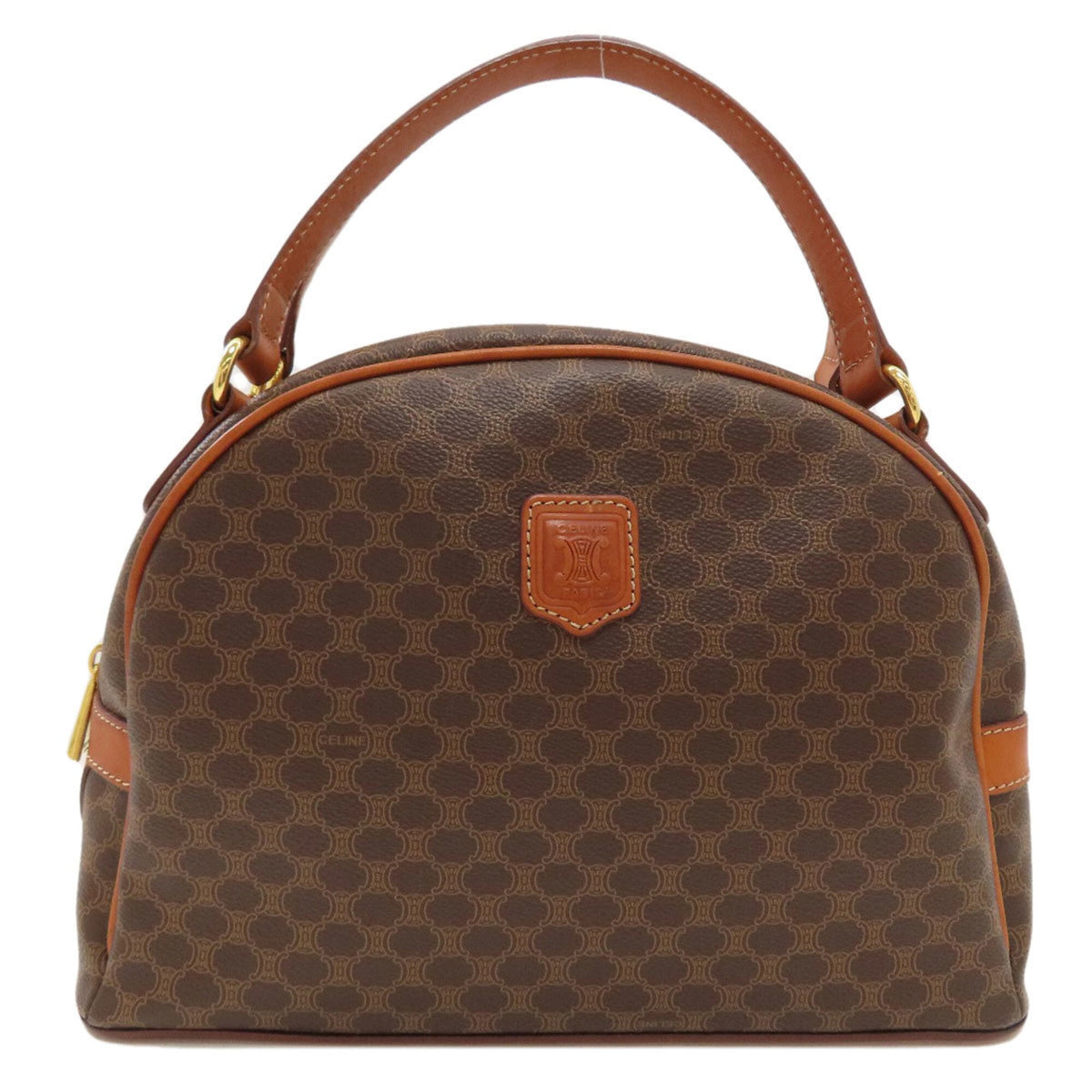 Celine Macadam Brown Pvc Handbag (Pre-Owned)