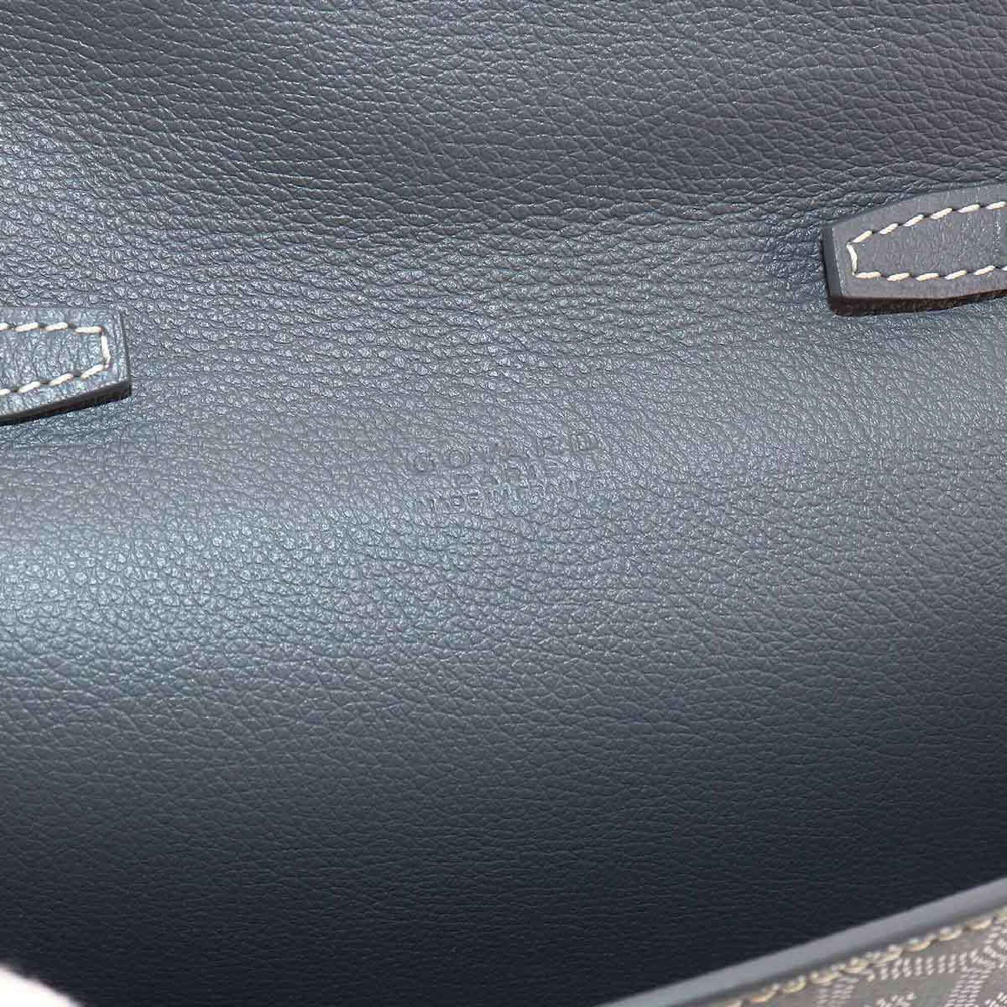 Goyard Gray Pvc Leather Handbag Pouch Shoulder Bag (Pre-Owned)