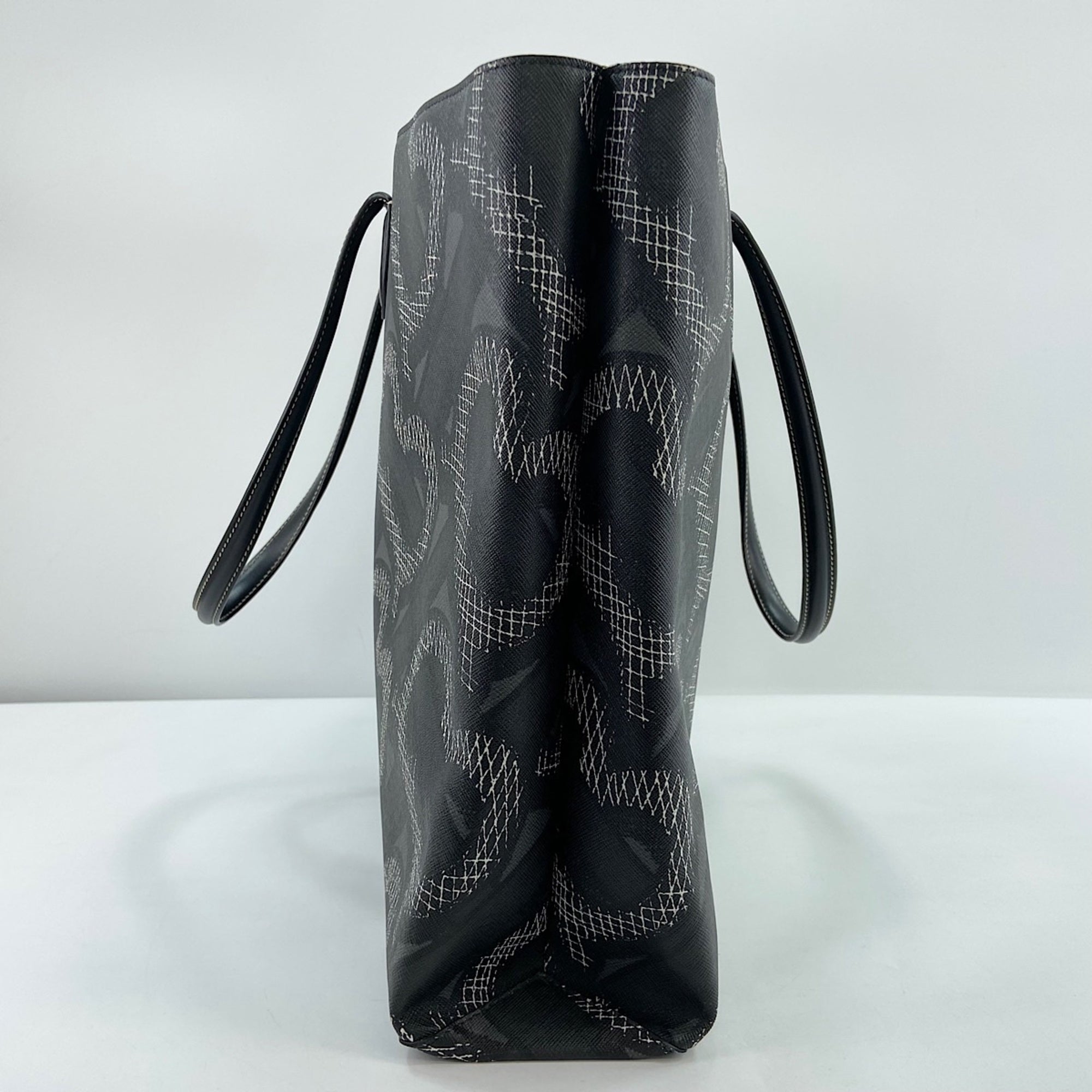 Burberry Black Pvc Tote Bag (Pre-Owned)