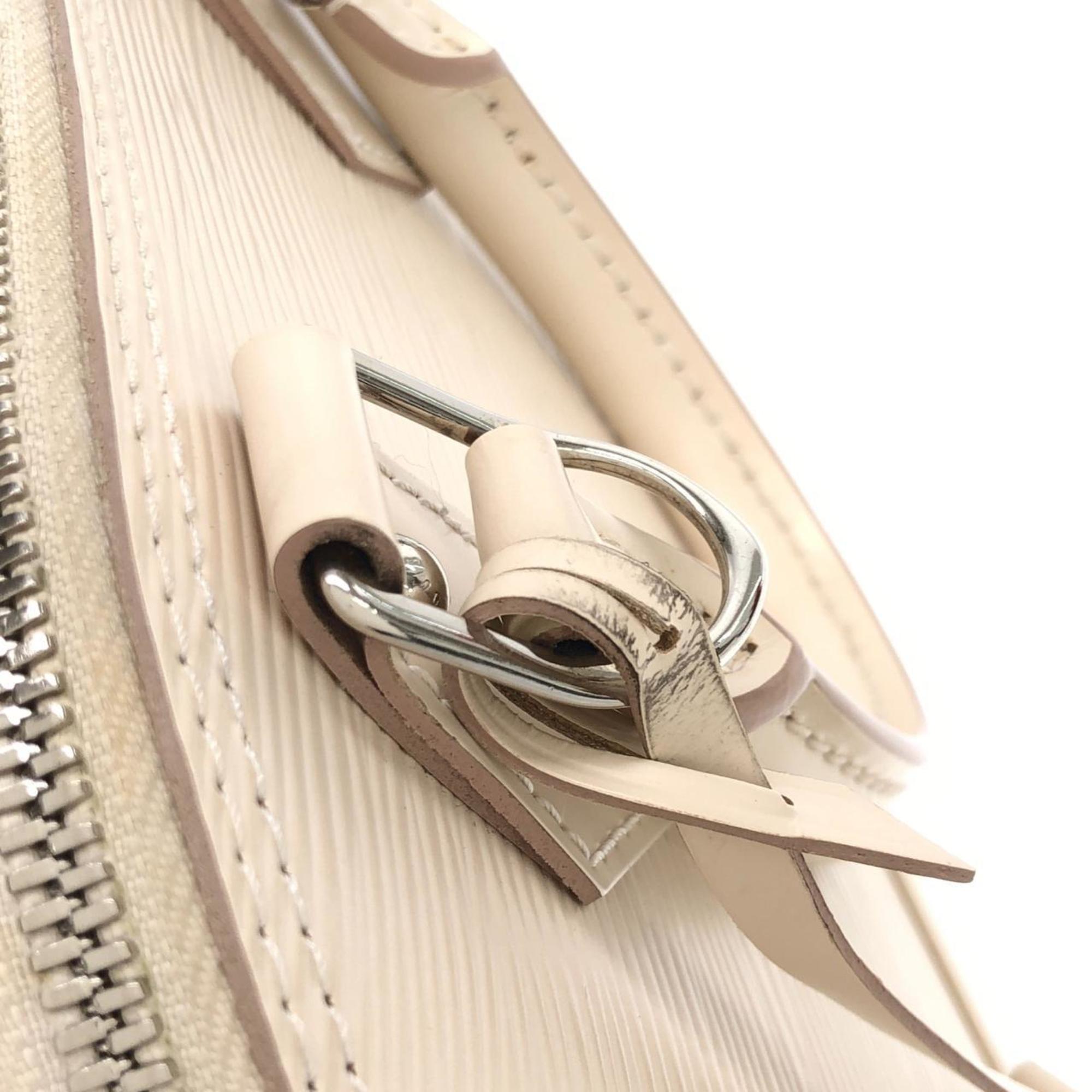 Louis Vuitton Epi Silver Leather Handbag (Pre-Owned)