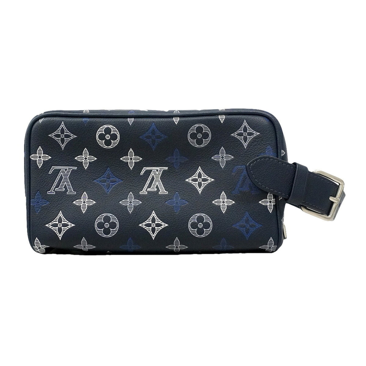Louis Vuitton Navy Handbag (Pre-Owned)