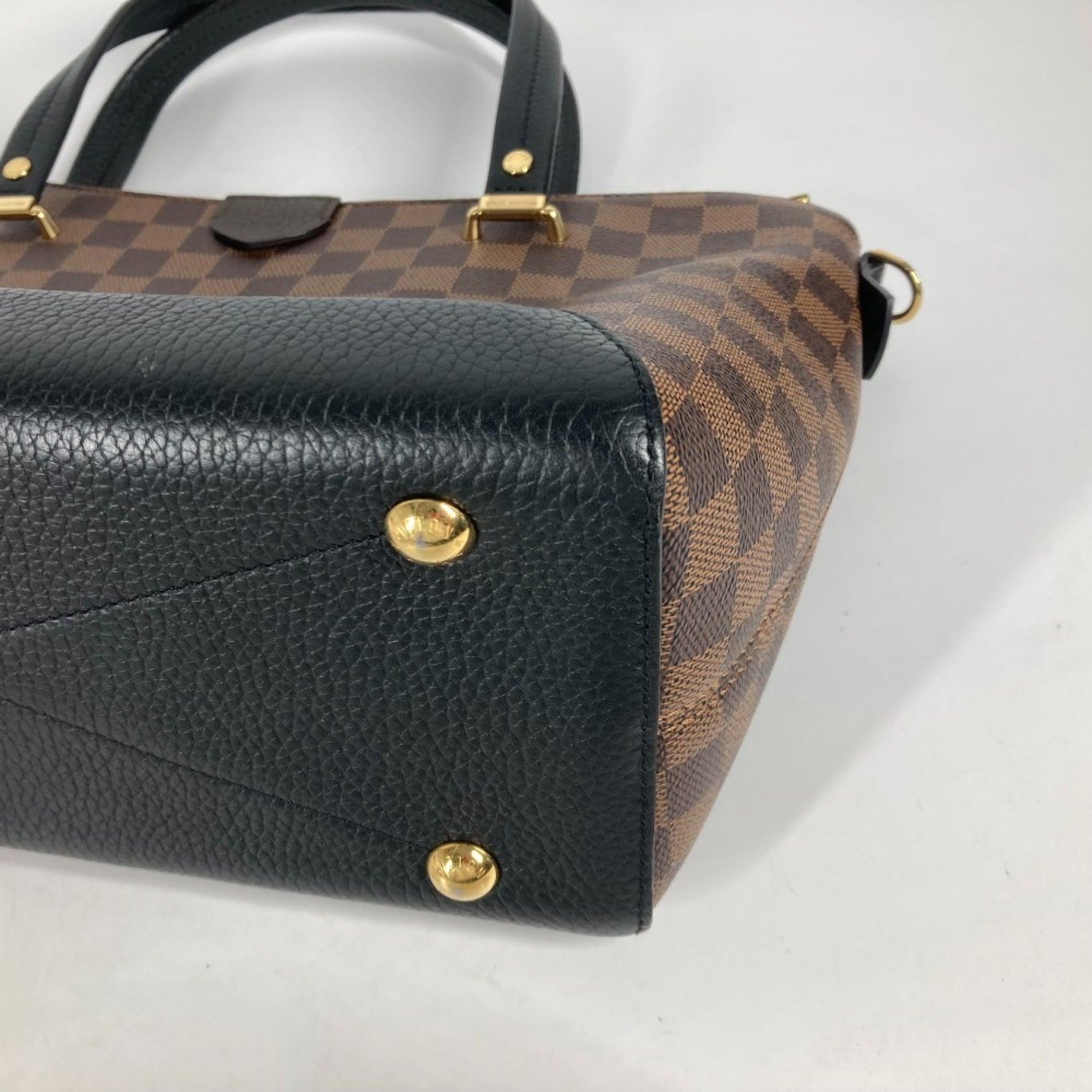 Louis Vuitton Brown Ebene Damier Canvas Shoulder Bag Tote Bag (Pre-Owned)