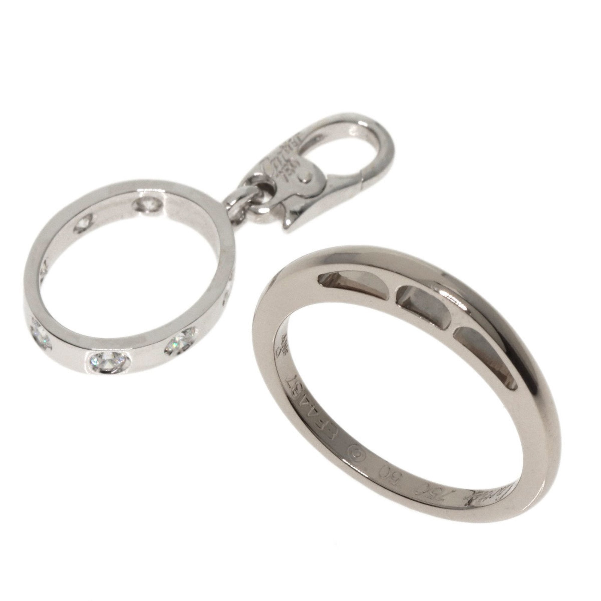 Cartier White Gold White Gold (18K) Band Ring (Pre-Owned)