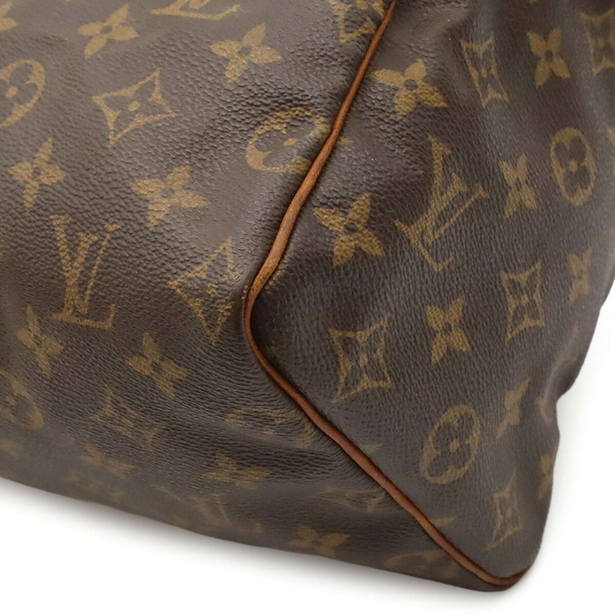 Louis Vuitton Brown Monogram Canvas Boston Bag Handbag (Pre-Owned)