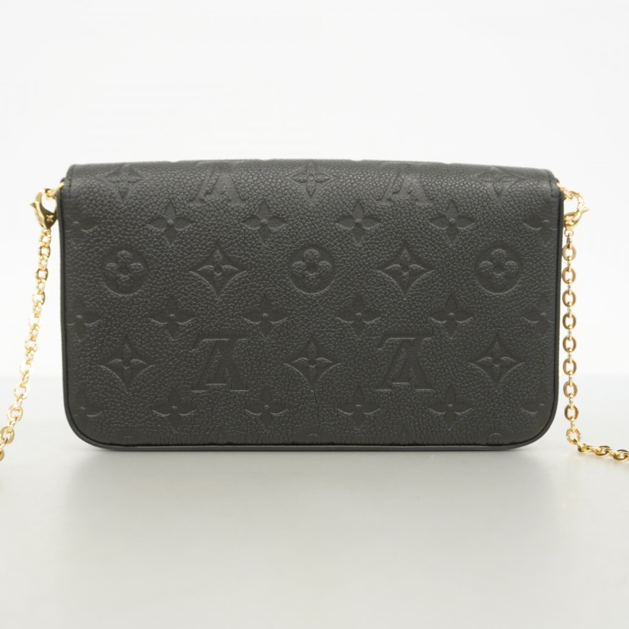 Louis Vuitton Noir Chain/Shoulder Wallet (Pre-Owned)