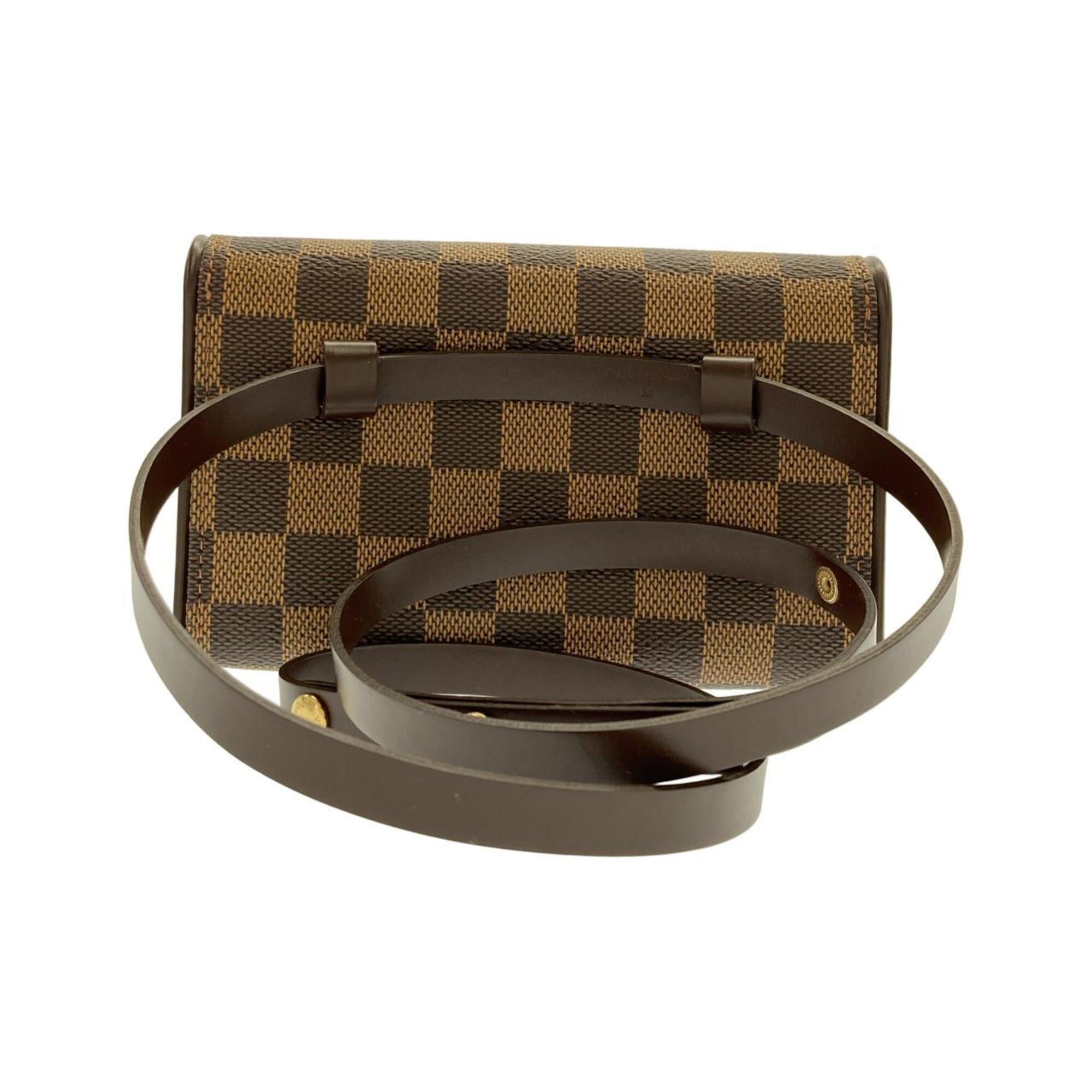 Louis Vuitton Ebene Coated Canvas Fanny Pack (Pre-Owned)
