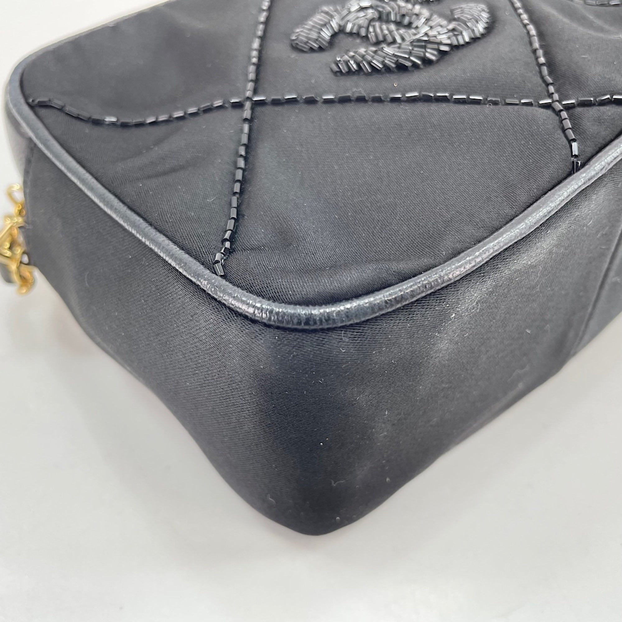 Chanel Matelasse Black Shoulder Bag (Pre-Owned)