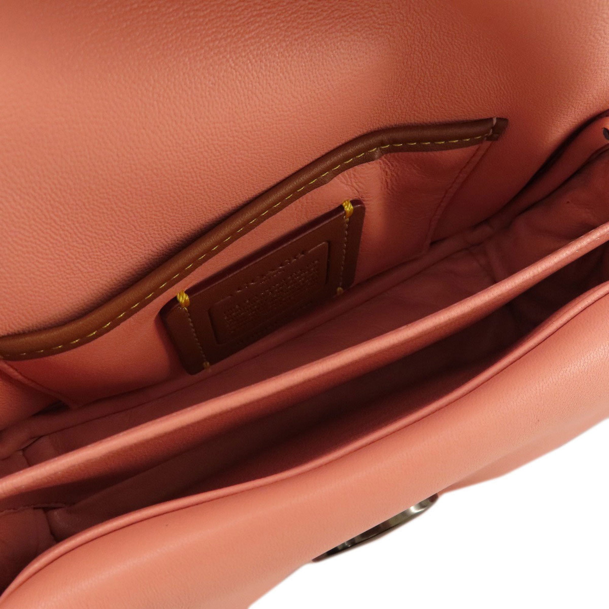 Coach Pink Leather Handbag (Pre-Owned)