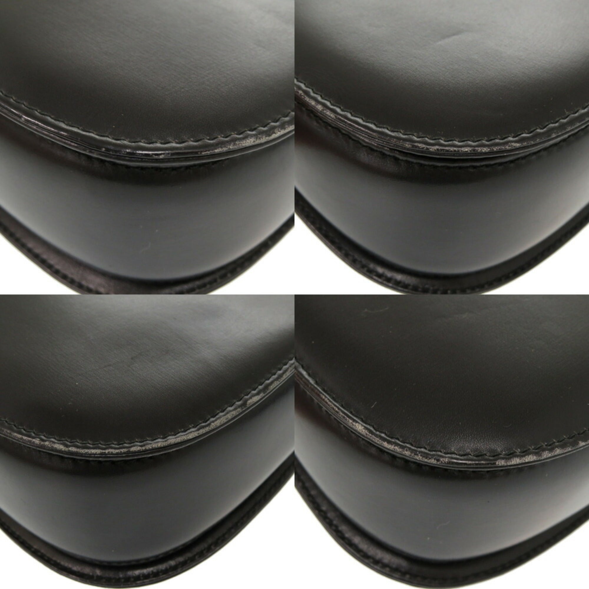 Gucci Black Leather Handbag (Pre-Owned)