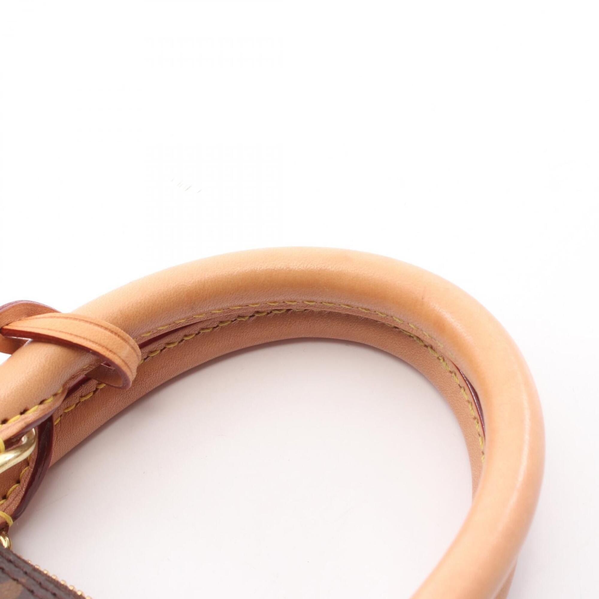 Louis Vuitton Brown Monogram Coated Canvas Leather Handbag (Pre-Owned)