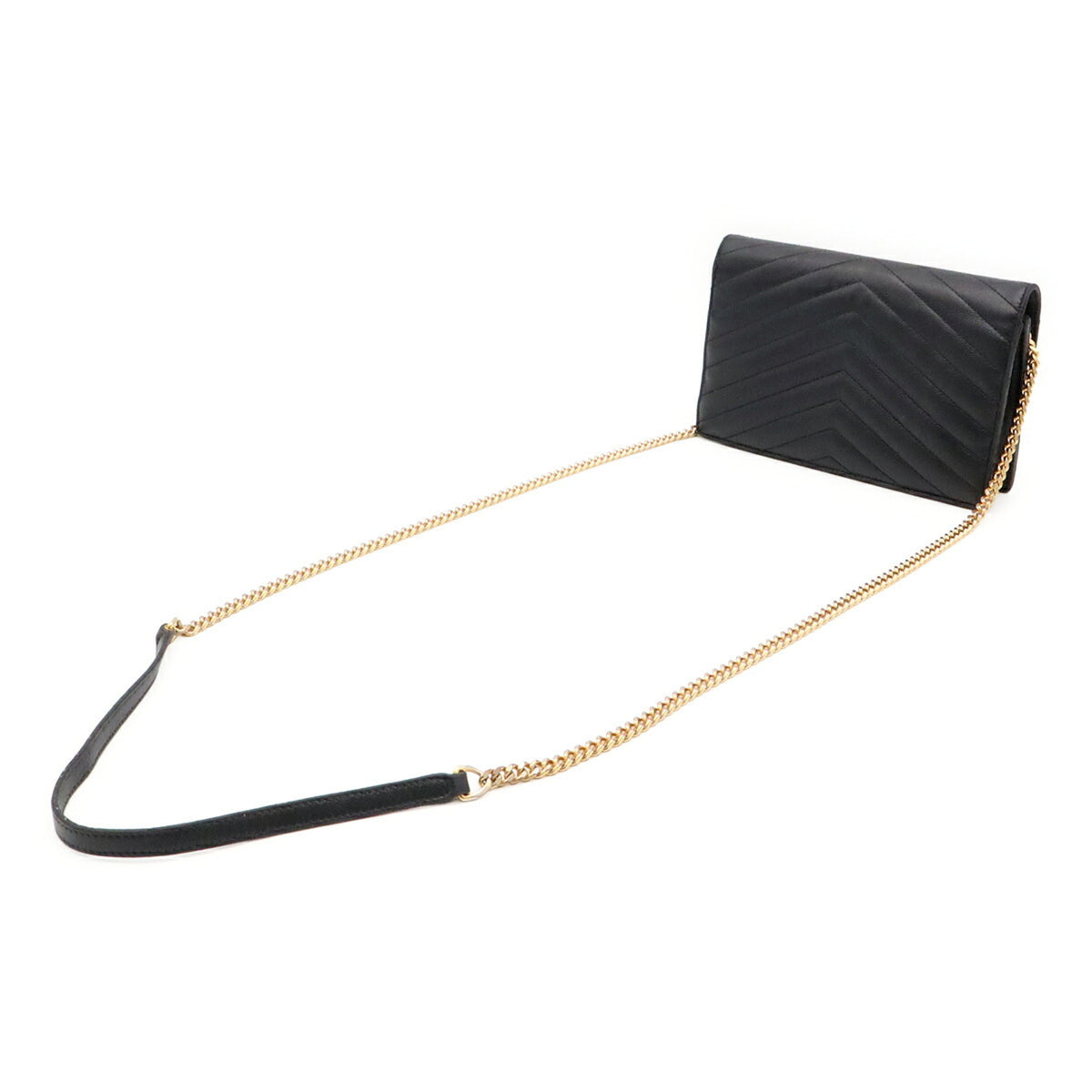 Yves Saint Laurent Black Leather Shoulder Bag (Pre-Owned)
