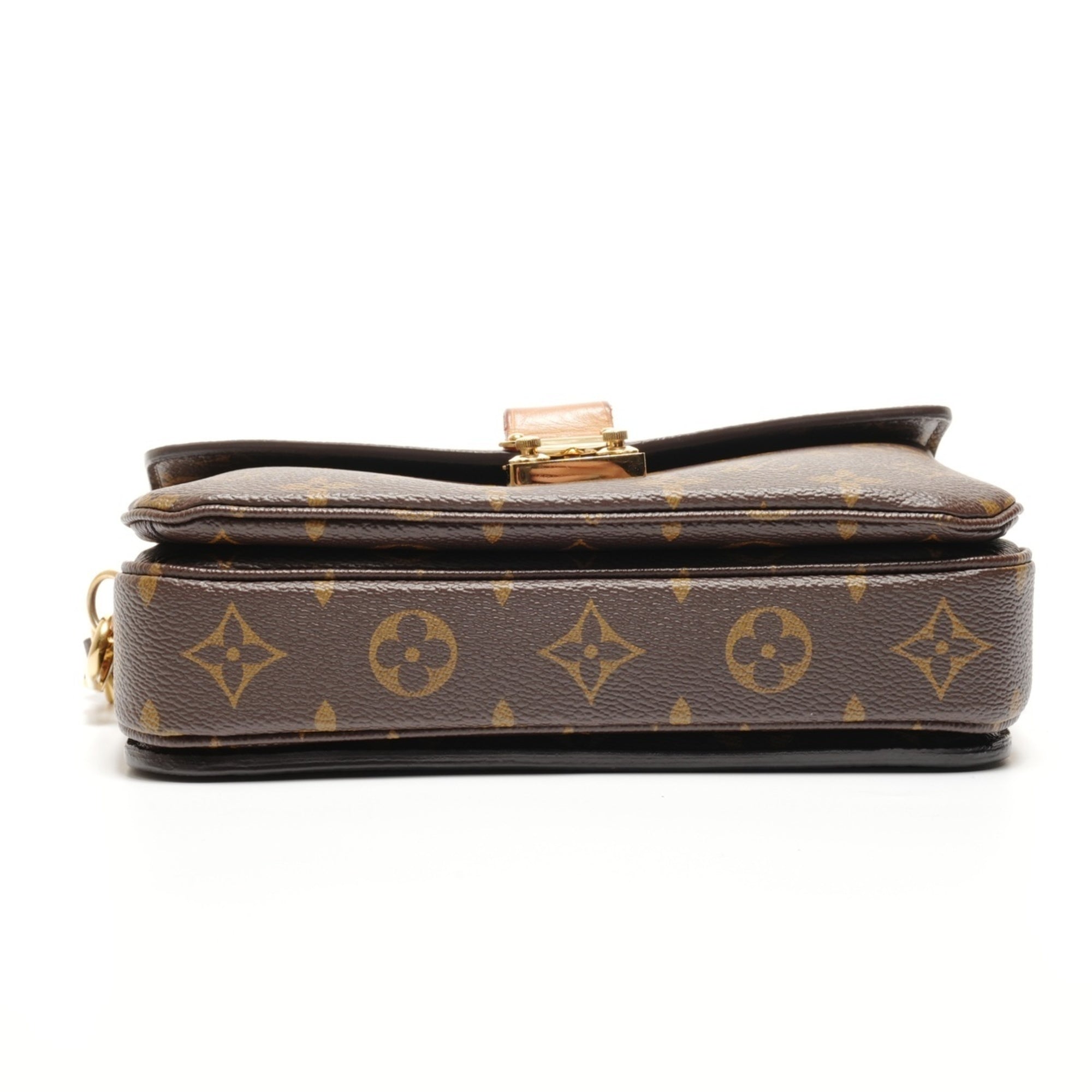 Louis Vuitton Brown Monogram Pochette Shoulder Bag (Pre-Owned)